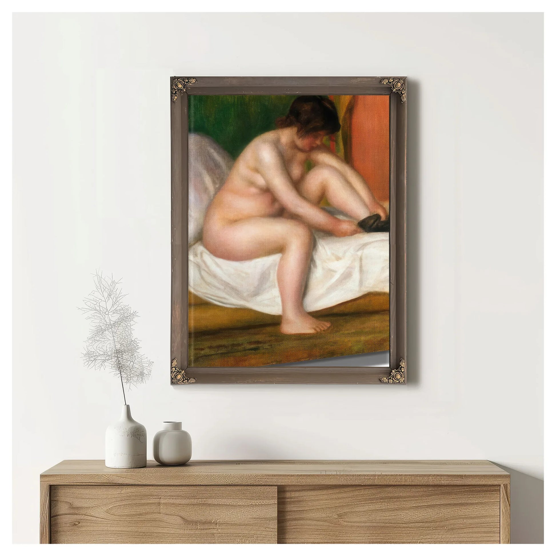 Nude By Pierre August Renoir Fine Art Print