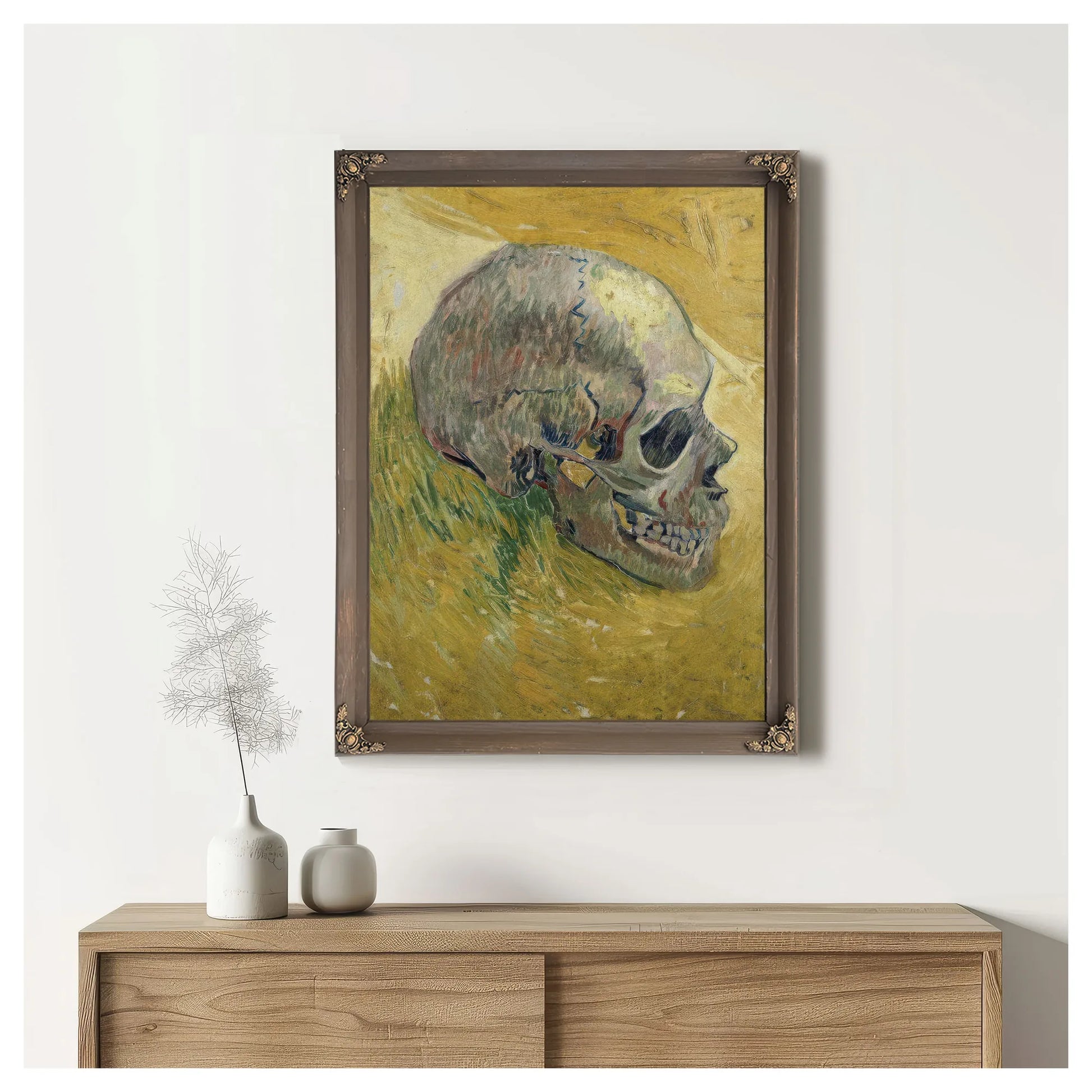 Skull By Vincent Van Gogh Fine Art Print