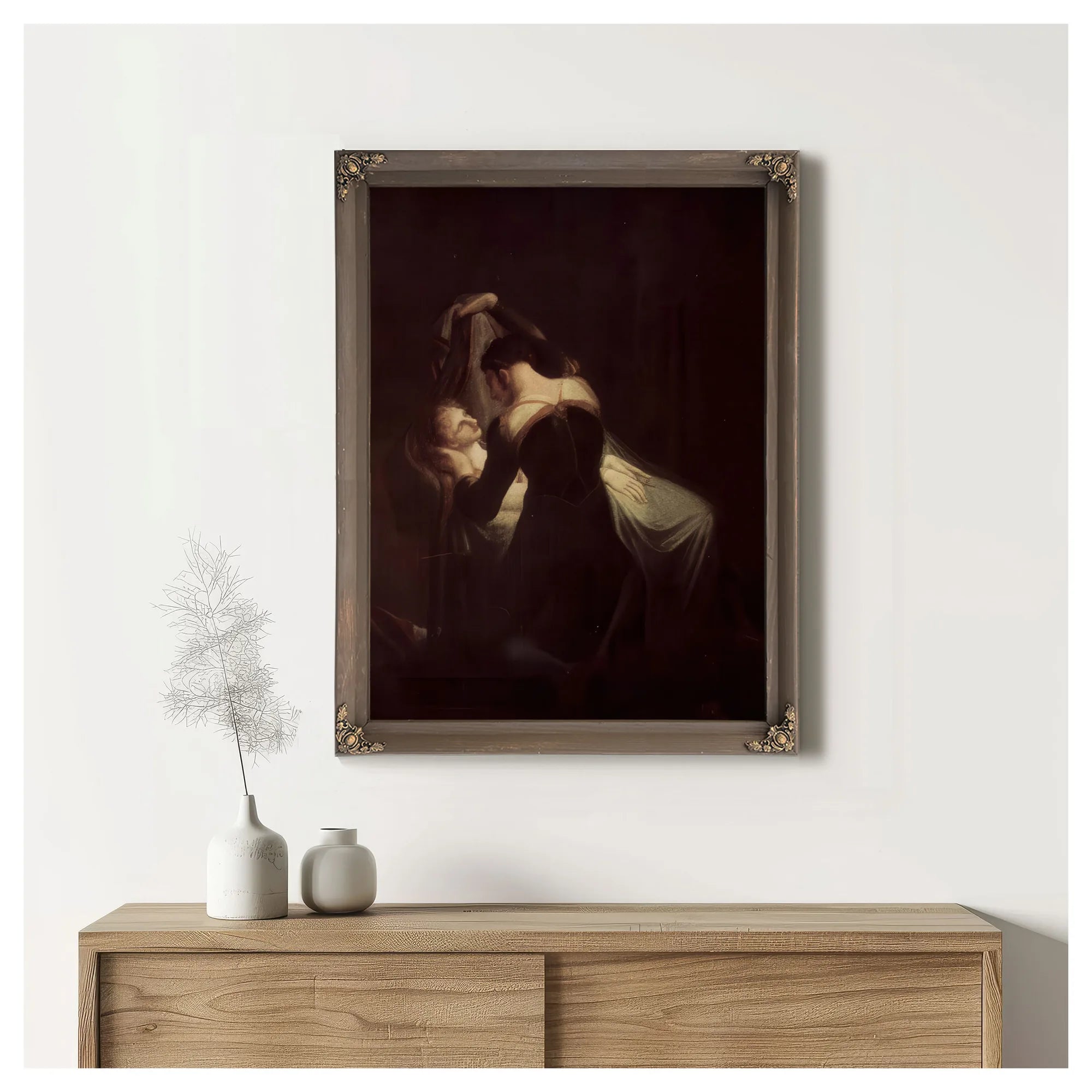 Romeo At Juliet's Deathbed By Henry Fuseli Fine Art Print