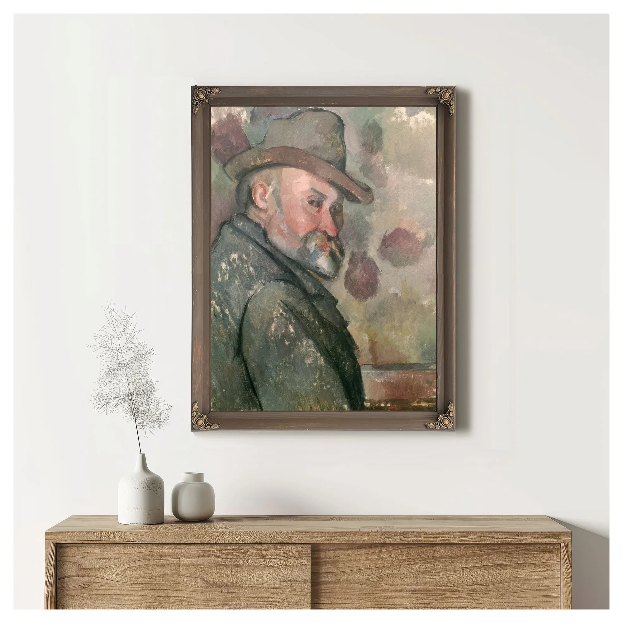 Self Portrait 2 By Paul Cezanne Fine Art Print