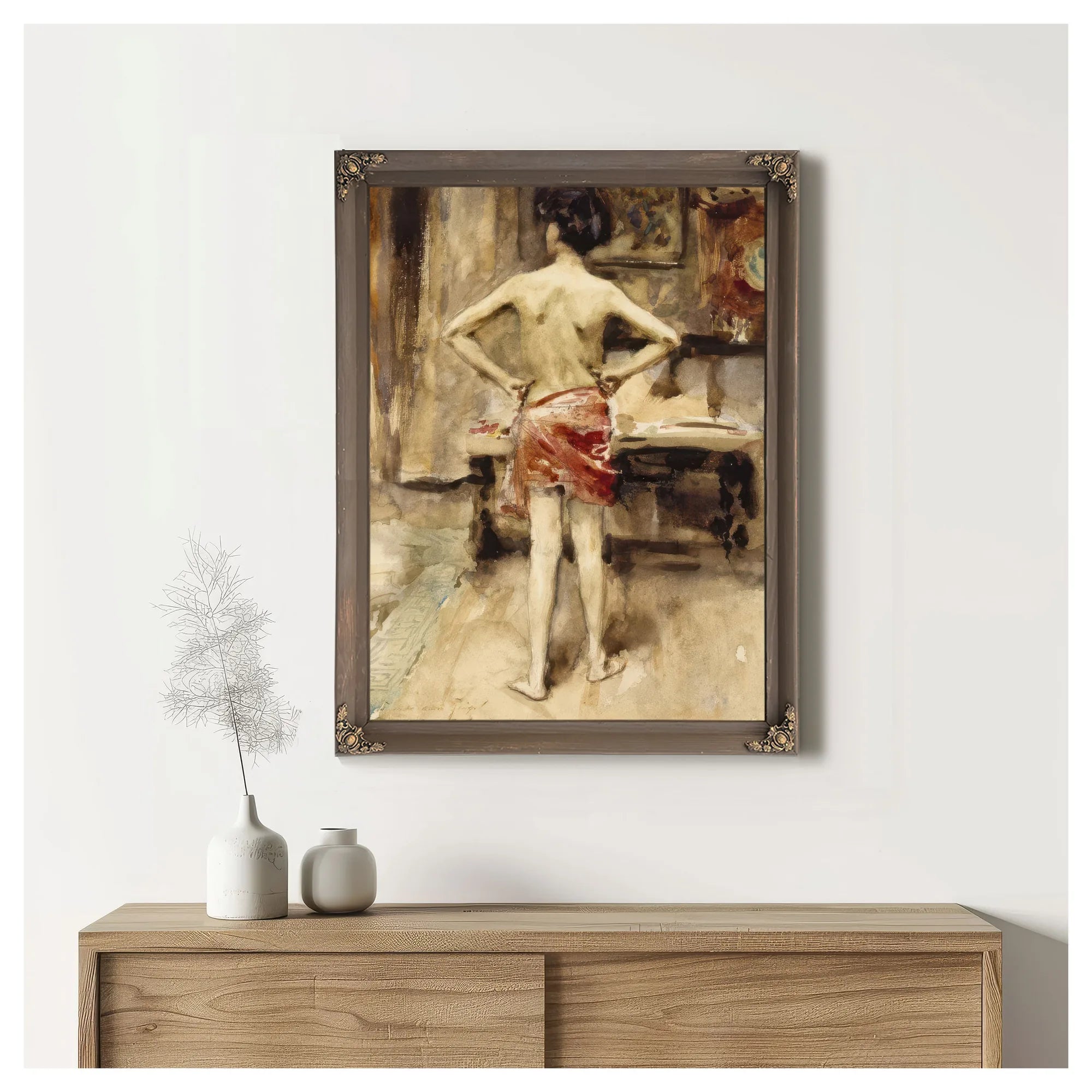 The Model By John Singer Sargent Fine Art Print