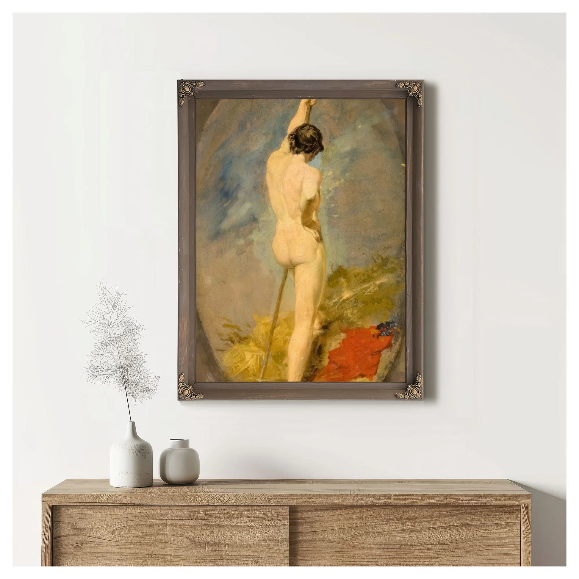 Figure Study By William Etty Fine Art Print