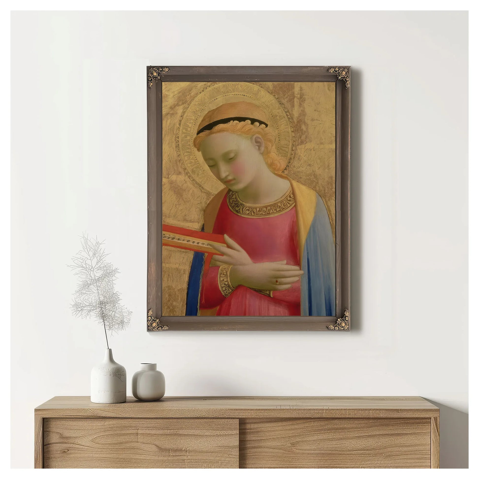 Virgin Annunciate By Fra Angelico Fine Art Print