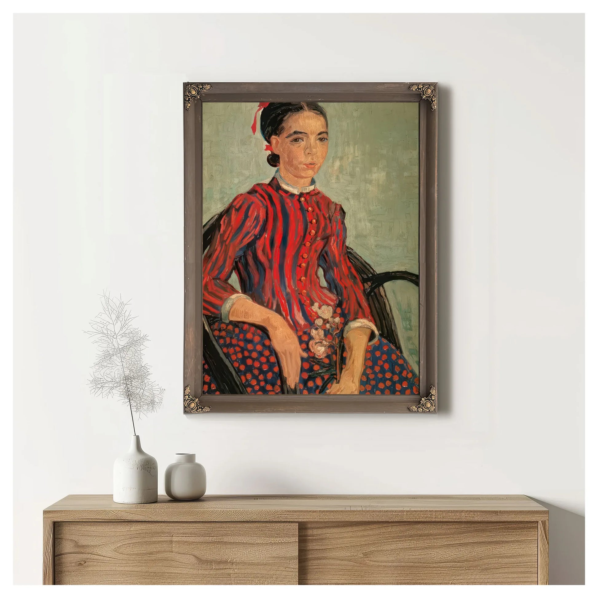 La Mousme By Vincent Van Gogh Fine Art Print