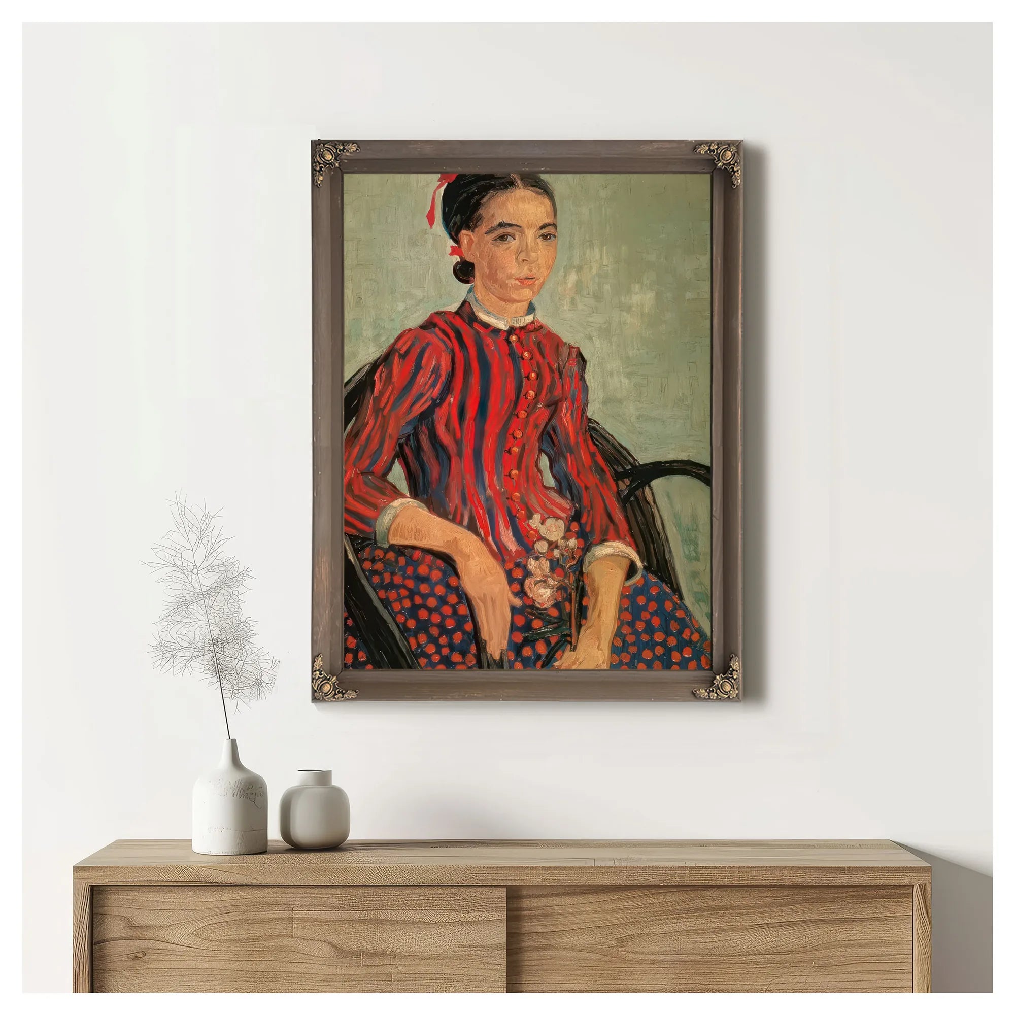 La Mousme By Vincent Van Gogh Fine Art Print