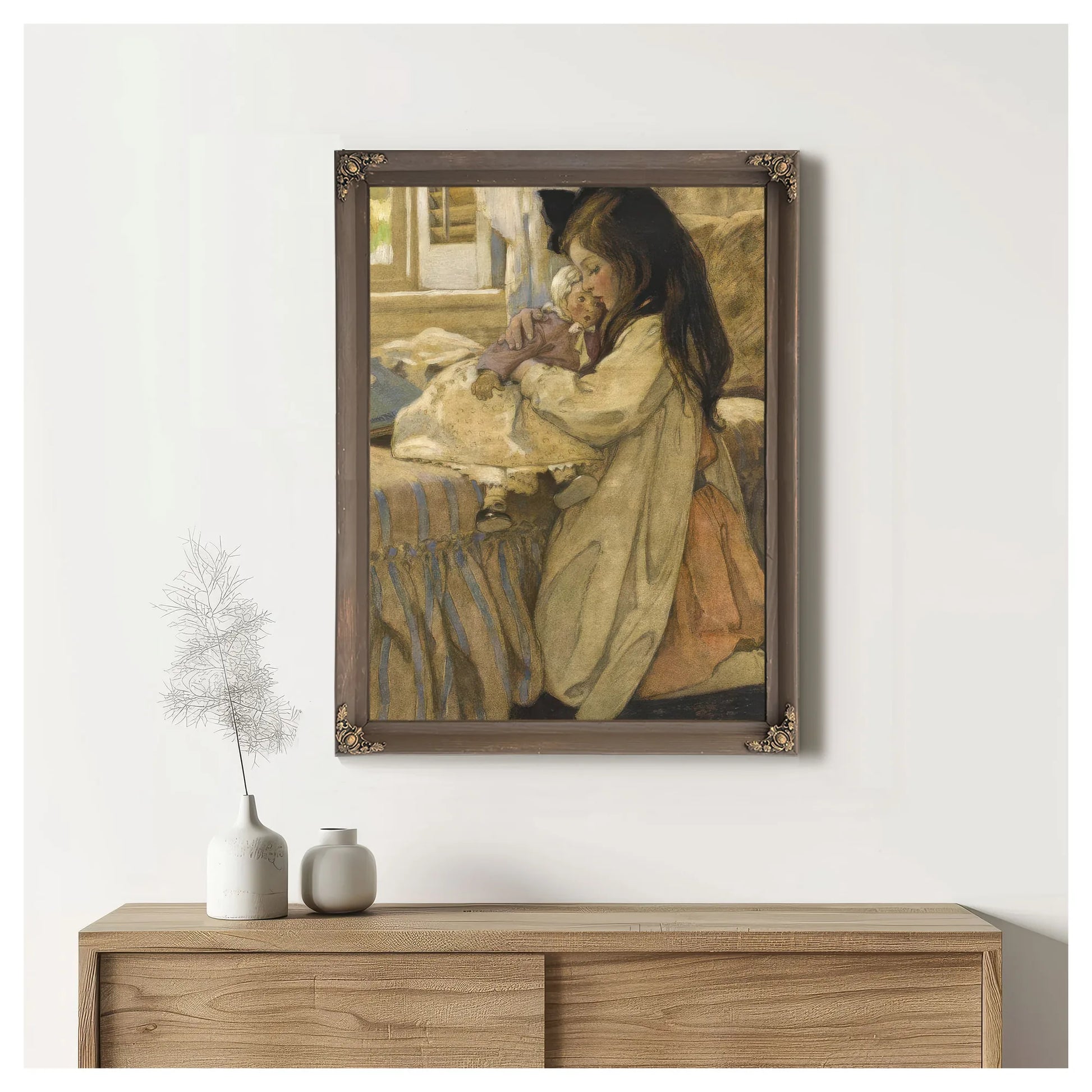 The Then Lover By Jessie Willcox Smith Fine Art Print