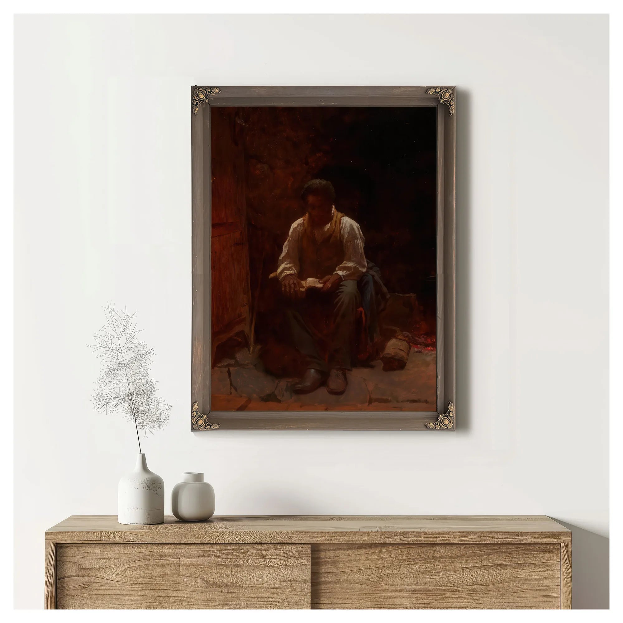 The Lord Is My Shepherd by Eastman Johnson Fine Art Print