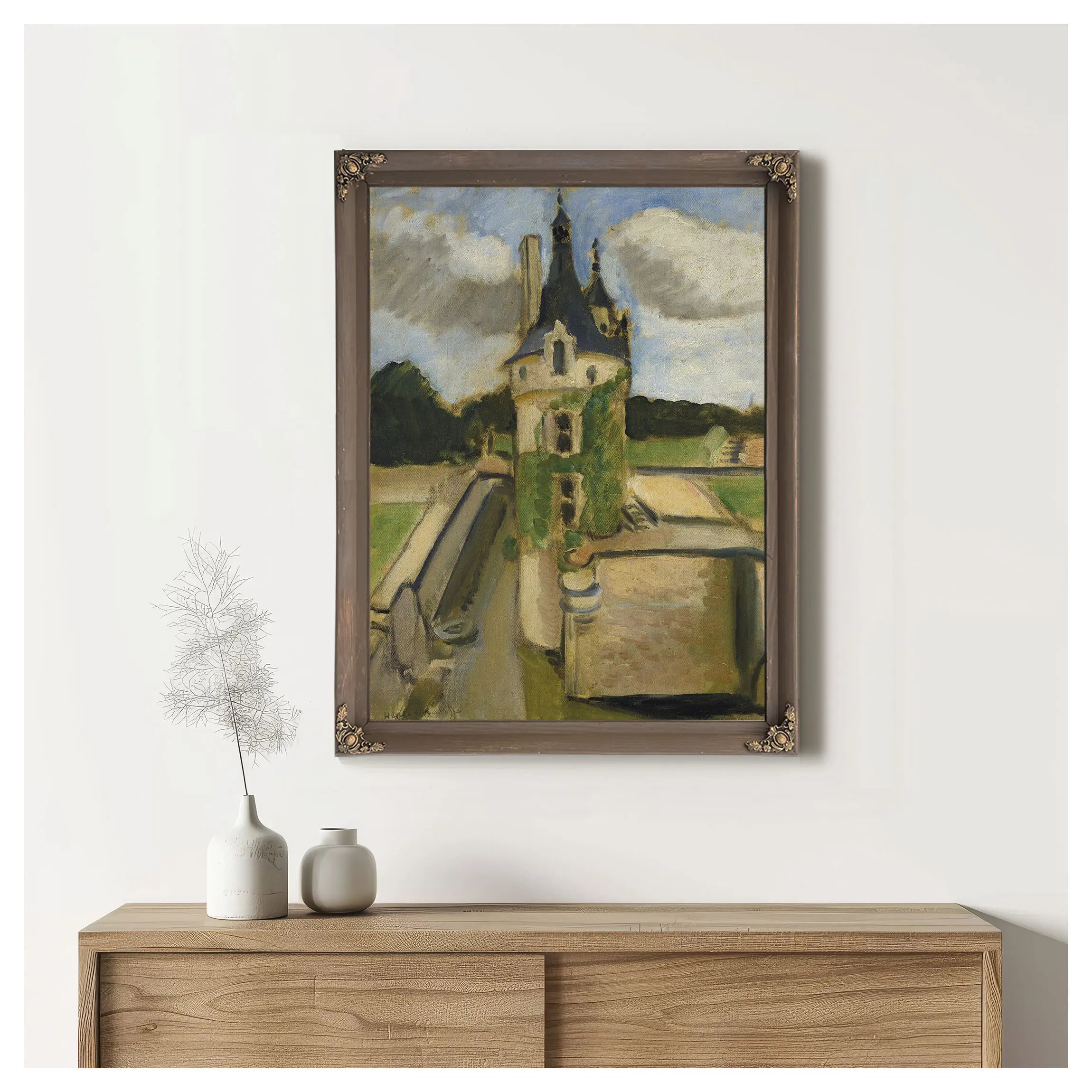View Of Collioure With The Church by Henri Matisse