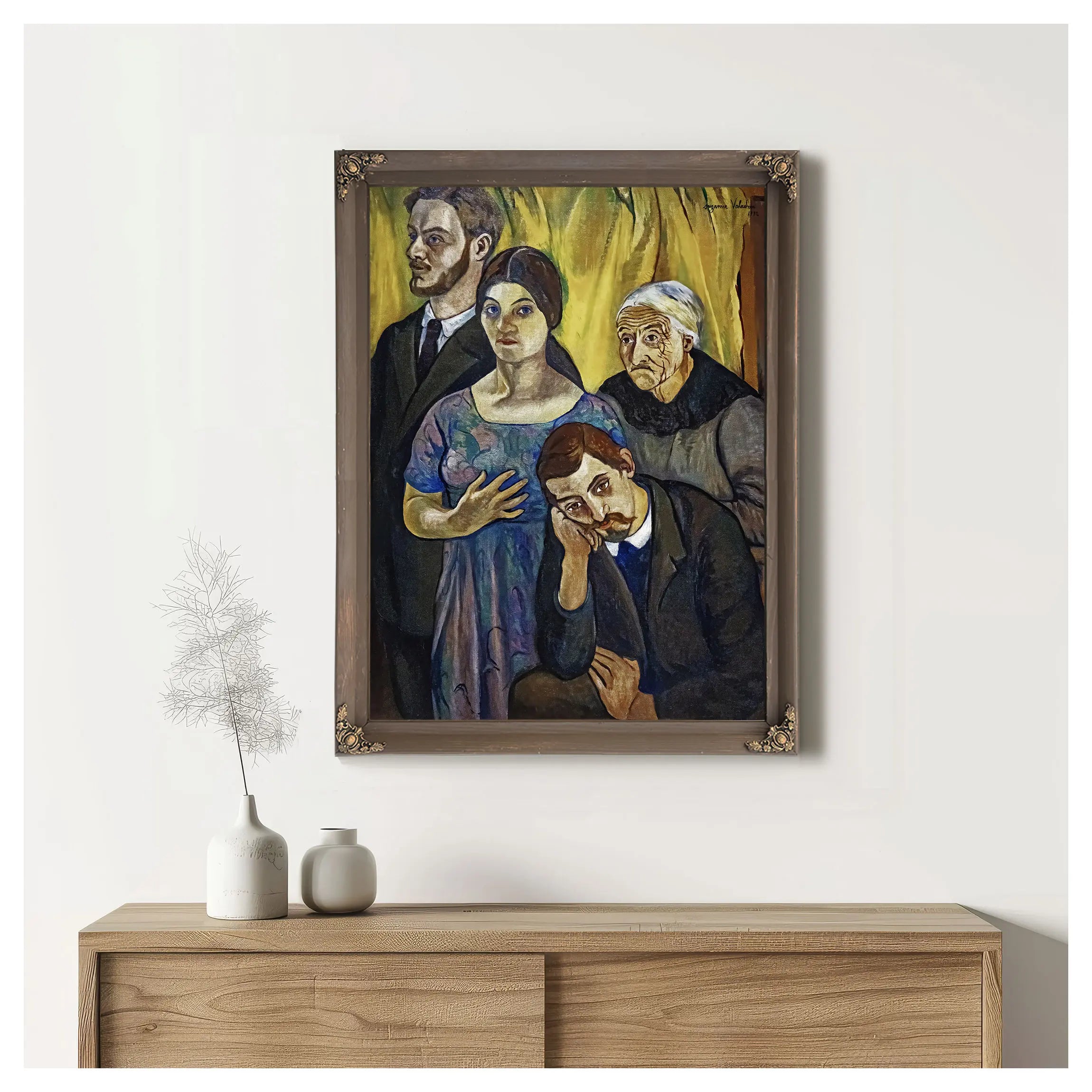 Portrait De Famille 1912 by Suzanne Valadon