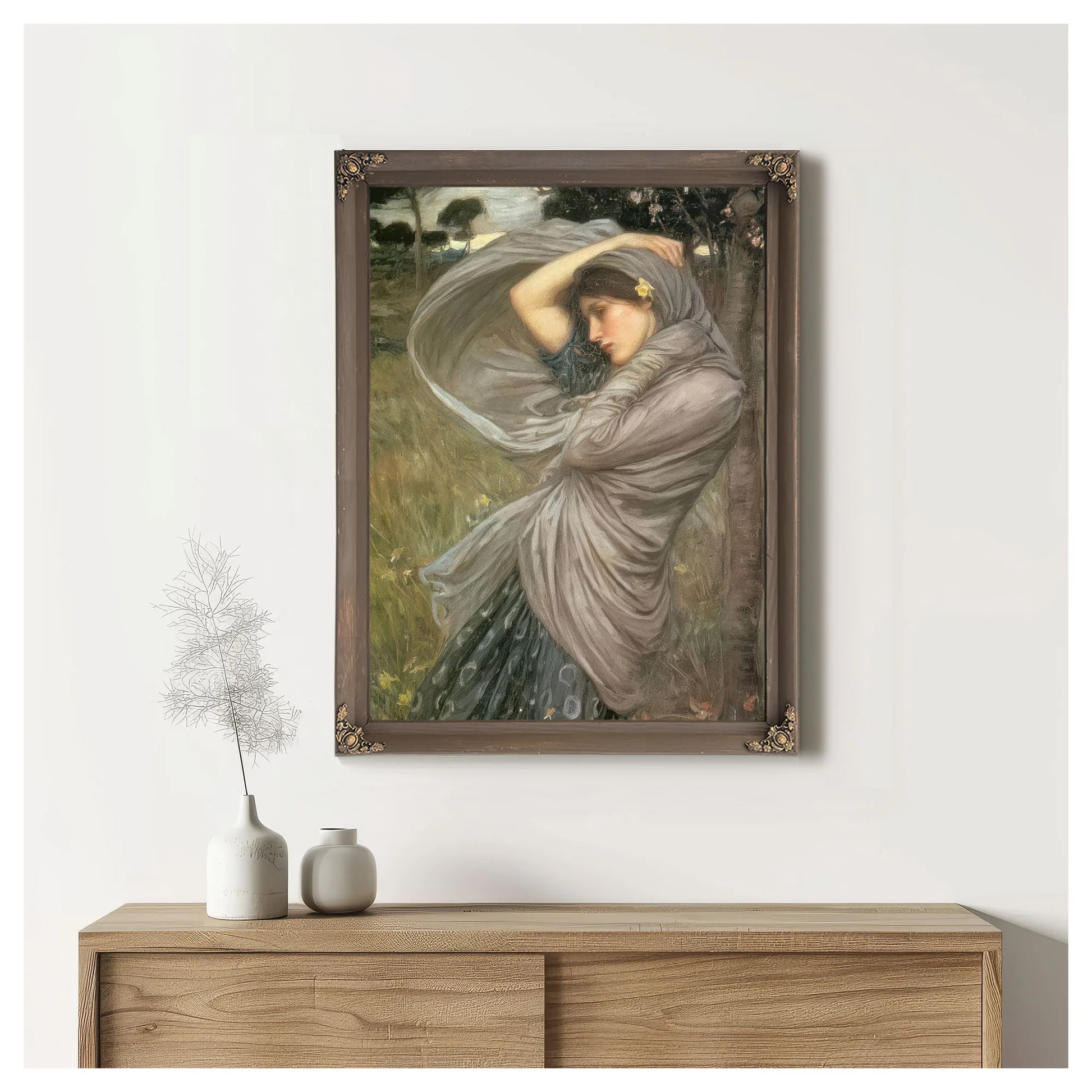 Boreas By John Waterhouse Fine Art Print