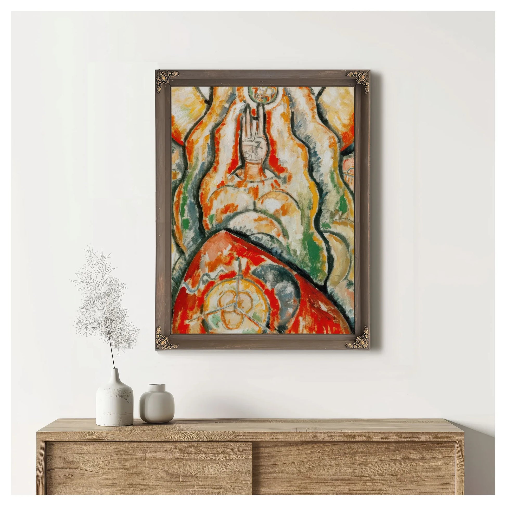 Portrait Arrangement No 2 By Marsden Hartley Fine Art Print