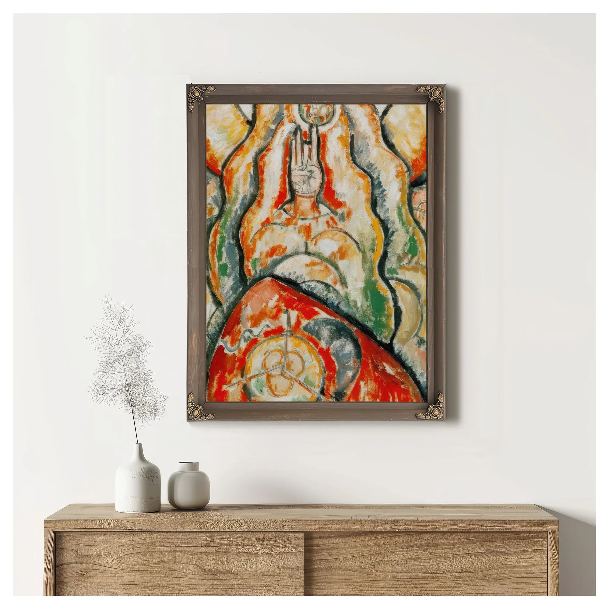 Portrait Arrangement No 2 By Marsden Hartley Fine Art Print
