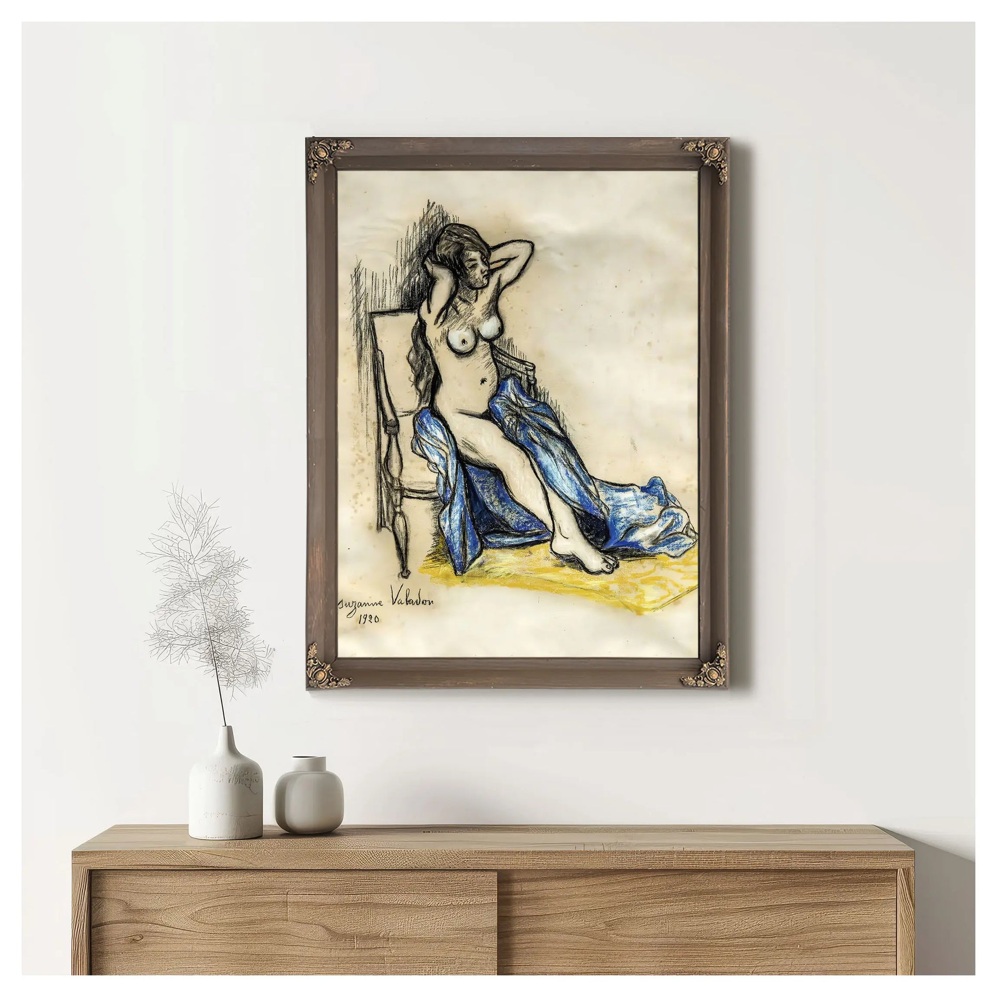 Sitting Naked by Suzanne Valadon