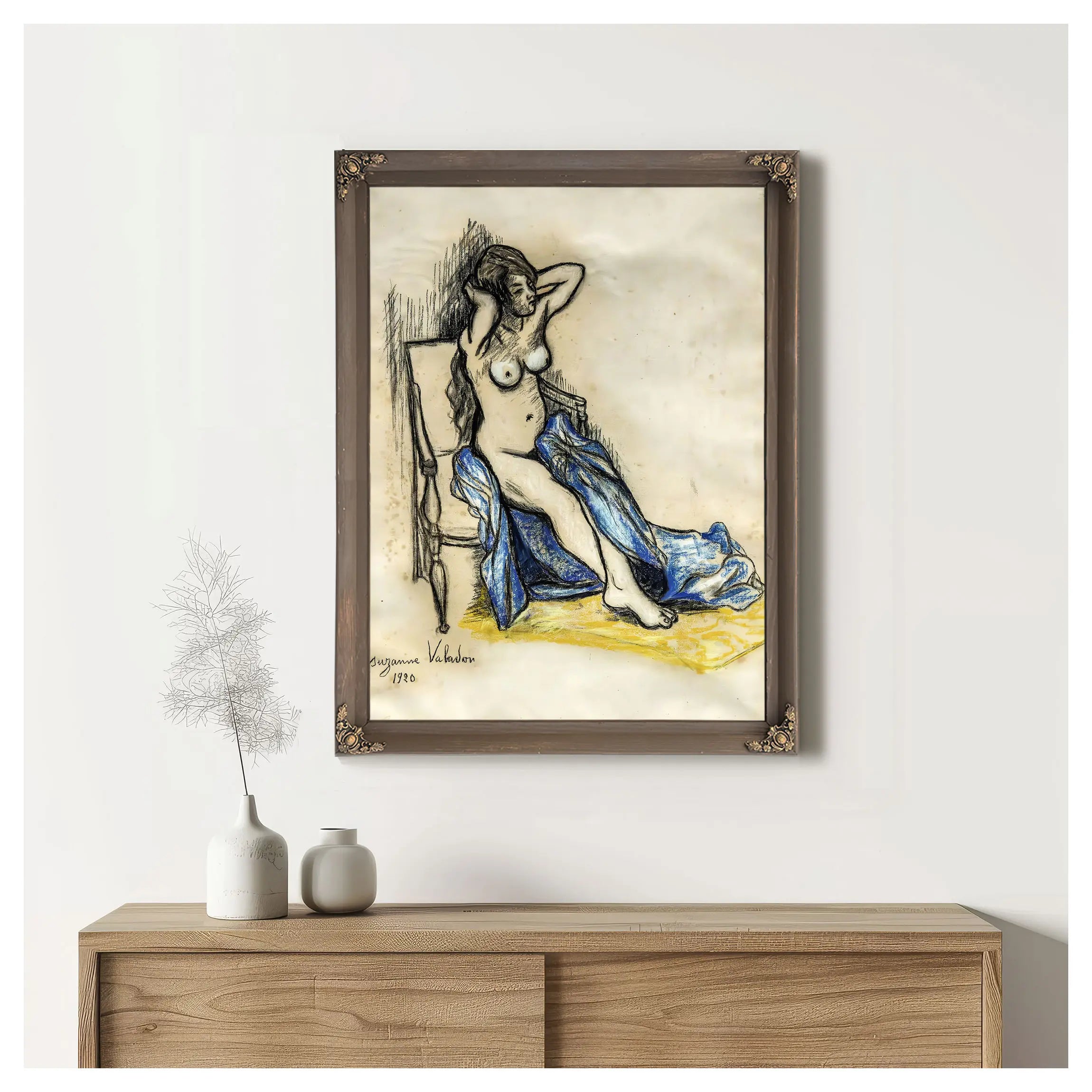 Sitting Naked by Suzanne Valadon
