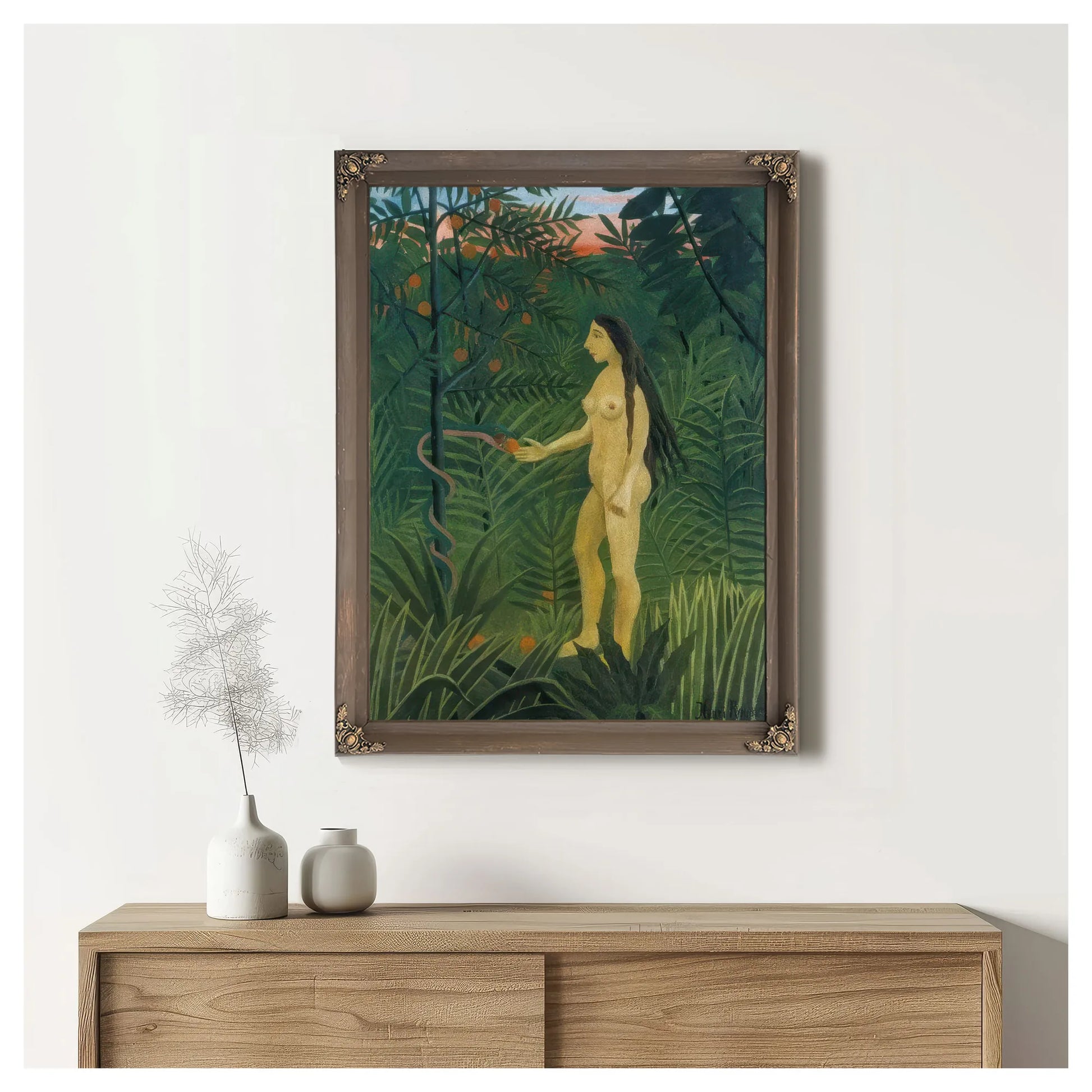 Eve About 1905 1907 By Henri Rousseau Fine Art Print
