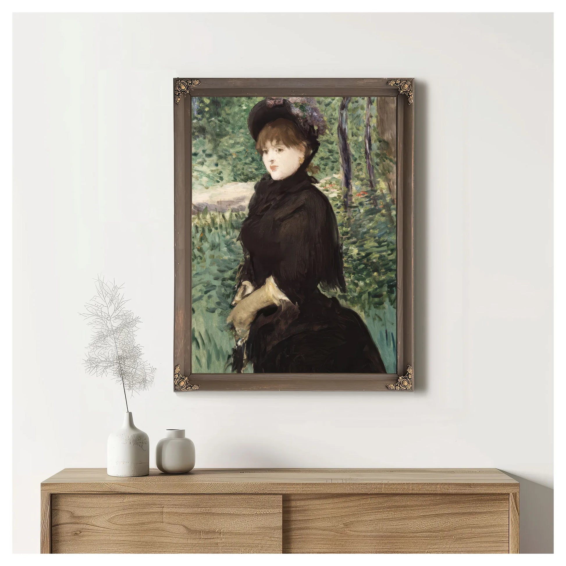 The Walk By Edouard Manet Fine Art Print