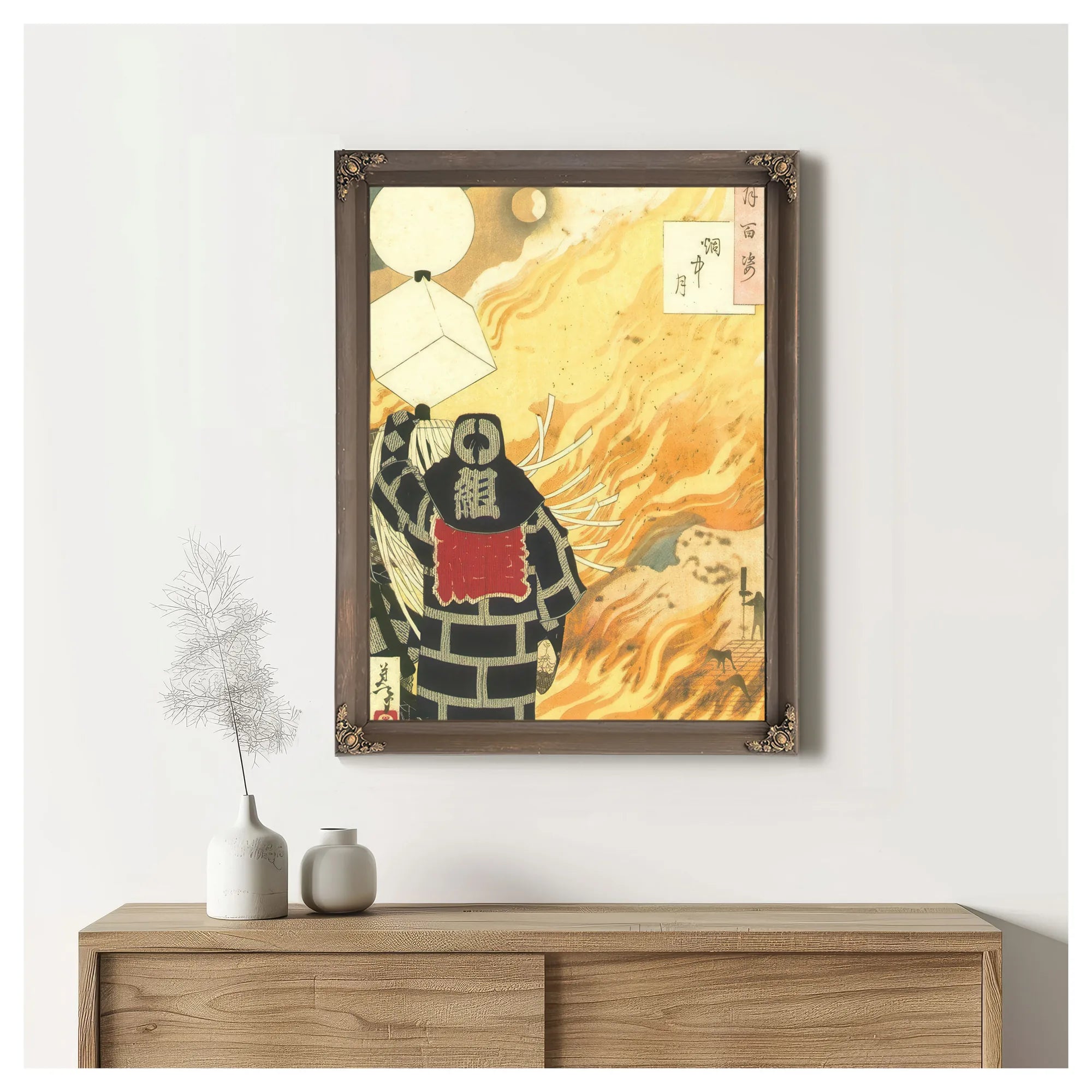 Moon And Smoke Tsuki Hyakushi 22 1886 By Tsukioka Yoshitoshi Fine Art Print