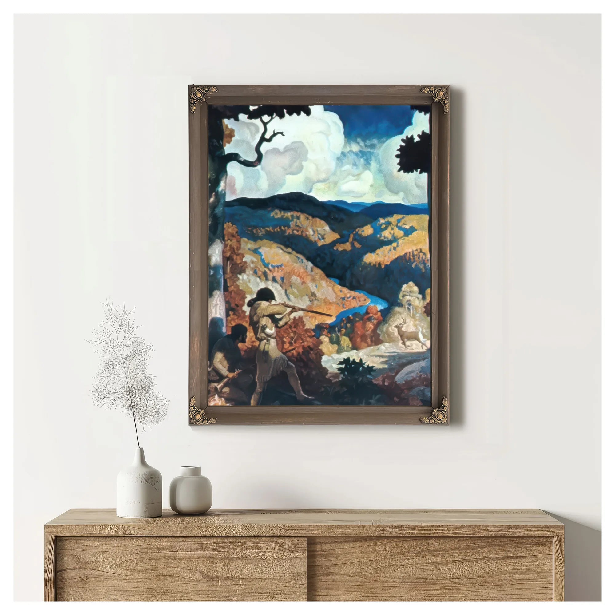 In Old Kentucky By NC Wyeth Fine Art Print
