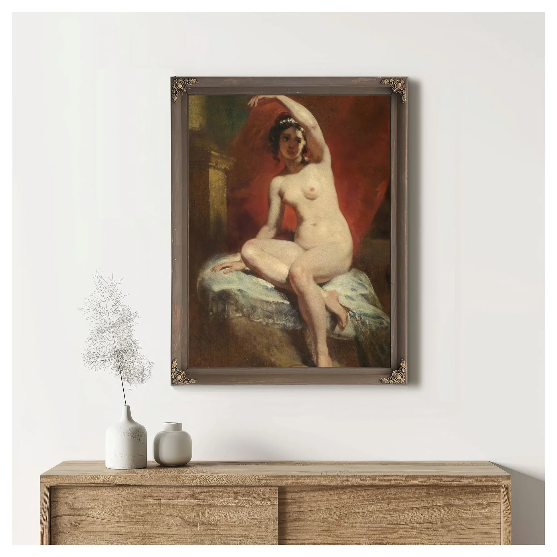 Nude Study 8 By William Etty Fine Art Print