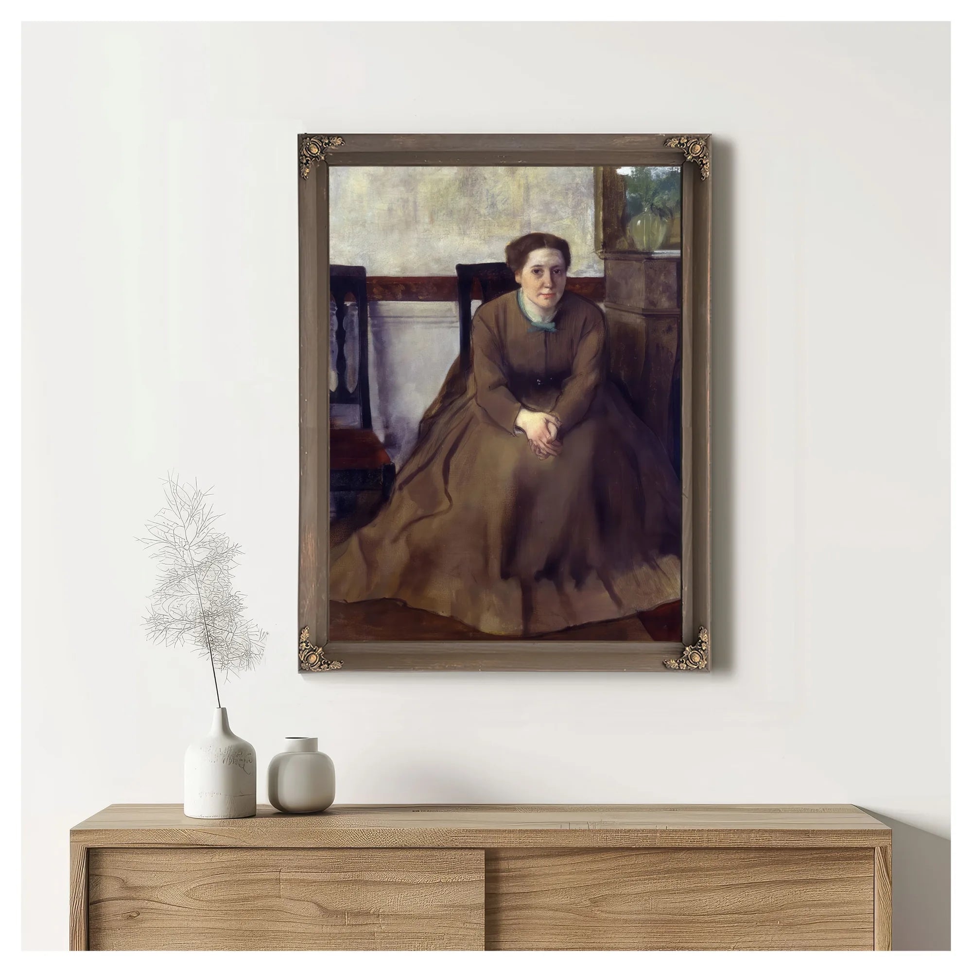 Victoria Dubourg By Edgar Degas Fine Art Print