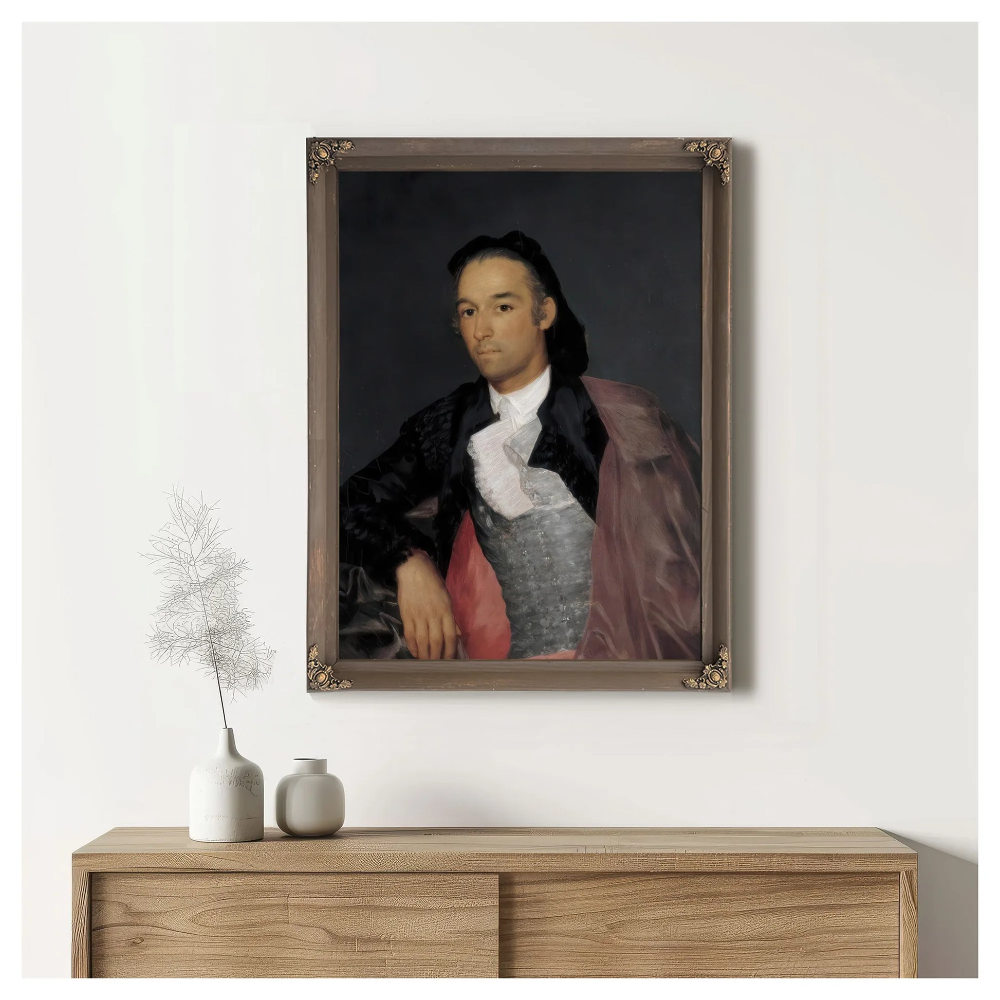 Portrait Of The Matador Pedro Romero By Francisco De Goya Fine Art Print