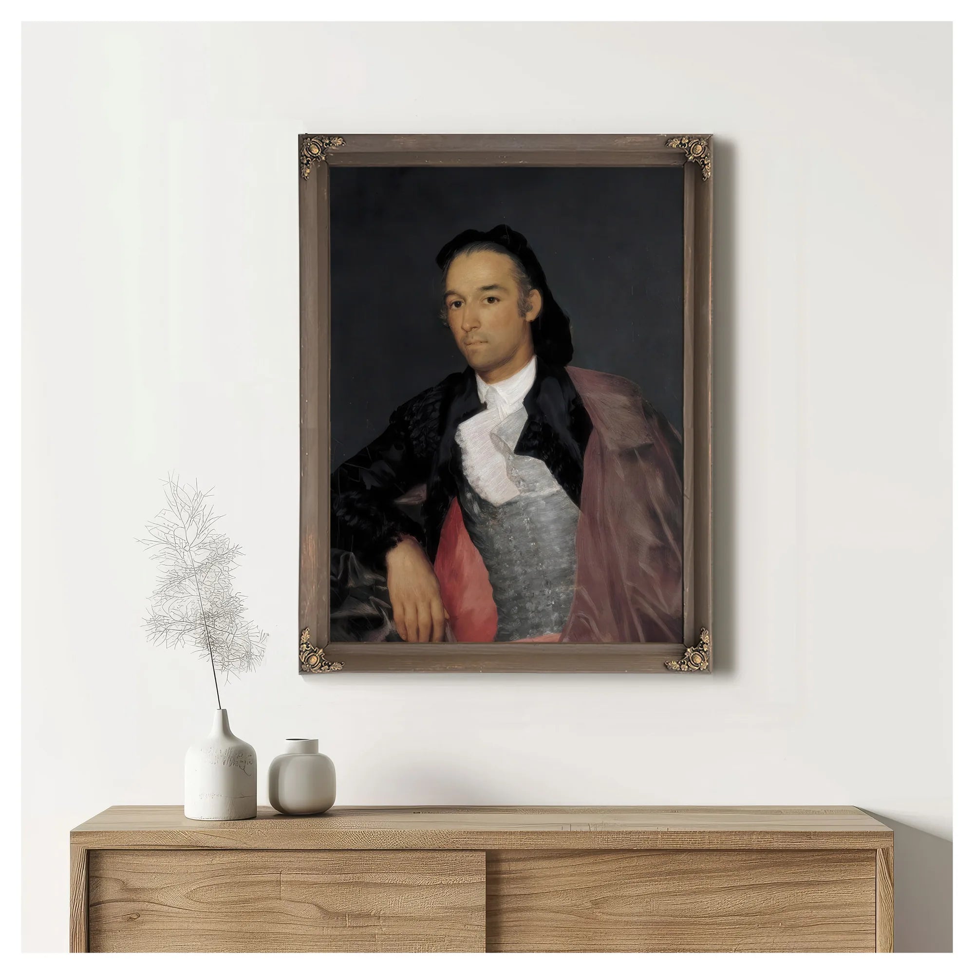 Portrait Of The Matador Pedro Romero By Francisco De Goya Fine Art Print