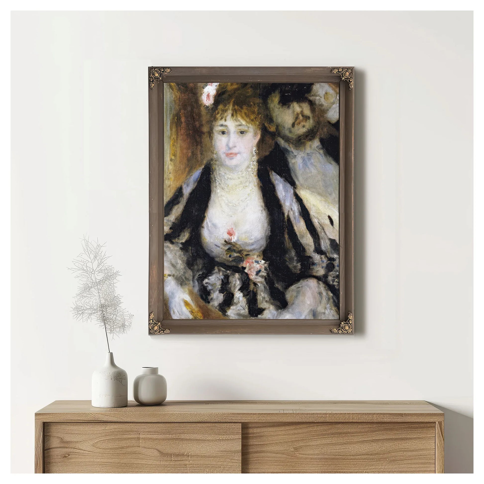 The Theatre Box (La Loge) By Pierre Auguste Renoir Fine Art Print