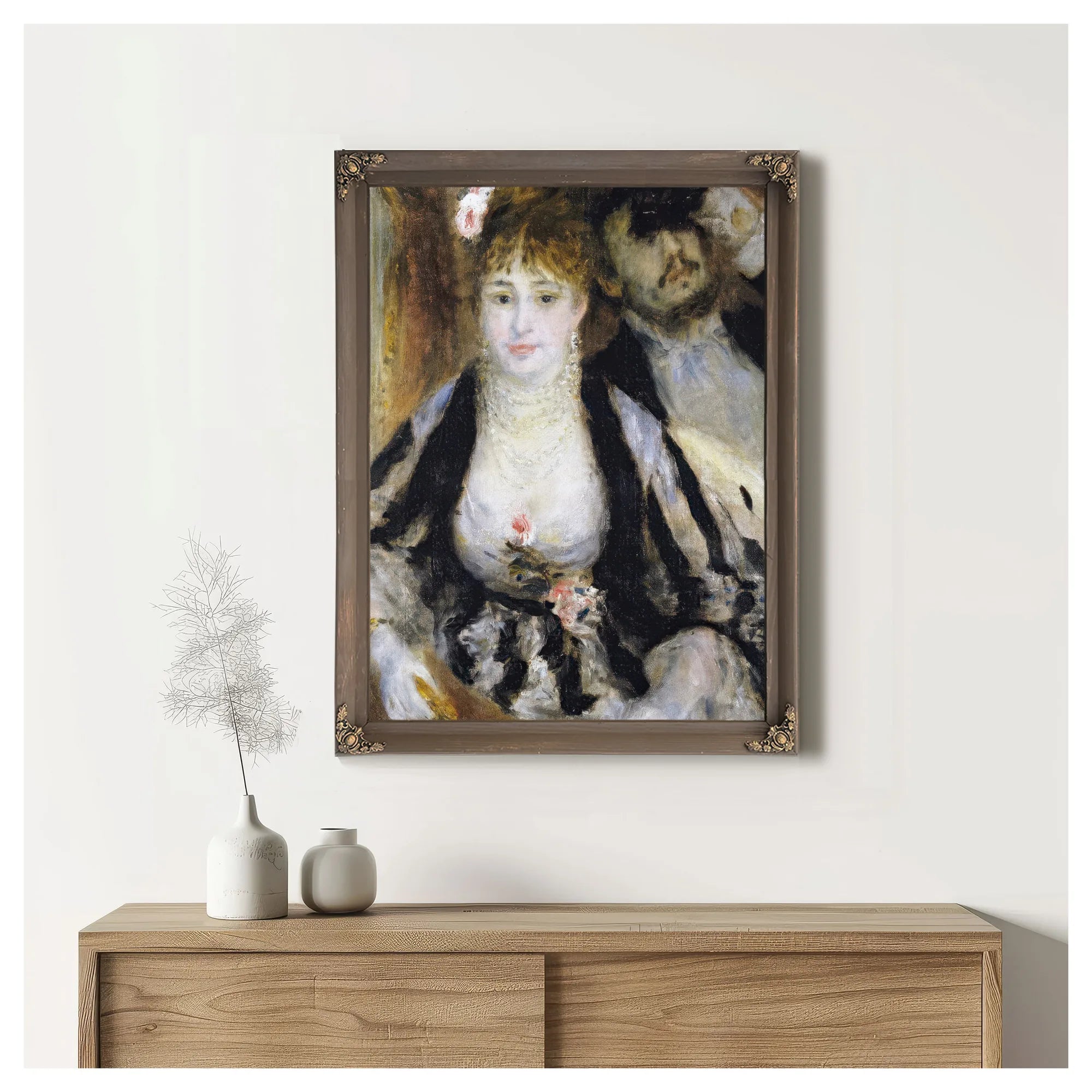 The Theatre Box (La Loge) By Pierre Auguste Renoir Fine Art Print