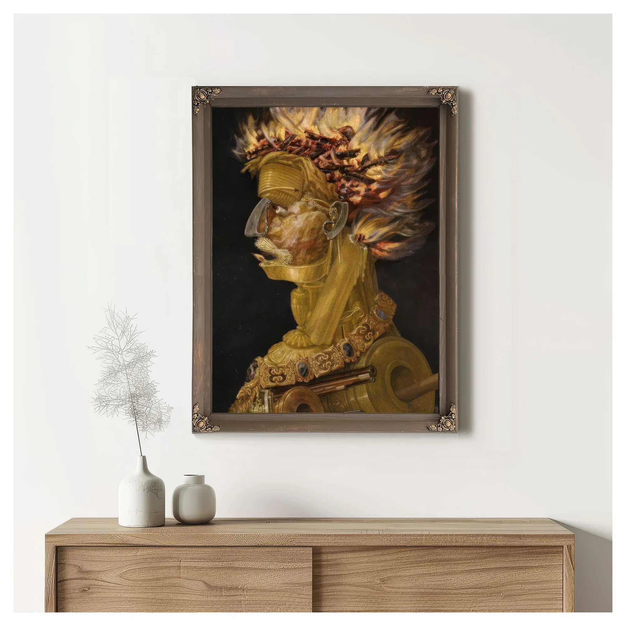 Kunsthistorisches Museum Gg 1585 By Giuseppe Arcimboldo Fine Art Print