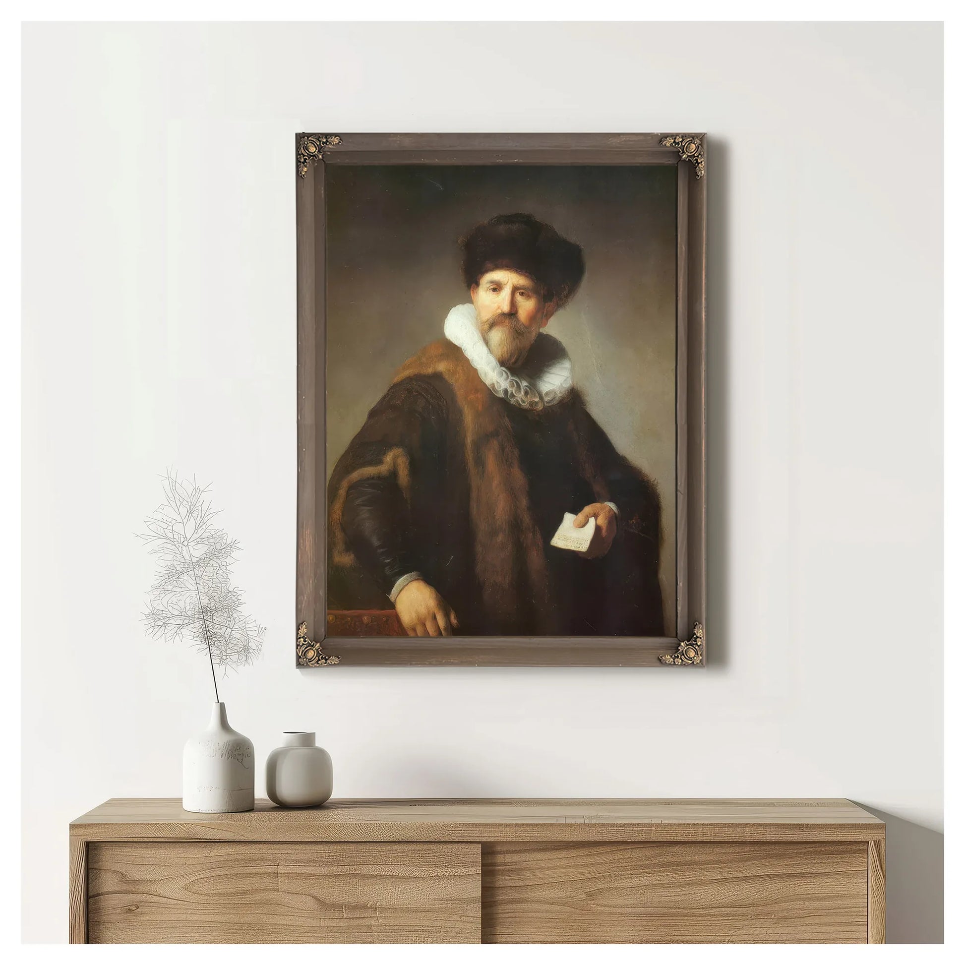 The Amsterdam Merchant Nicolaes Ruts, 1631 By Rembrandt Fine Art Print