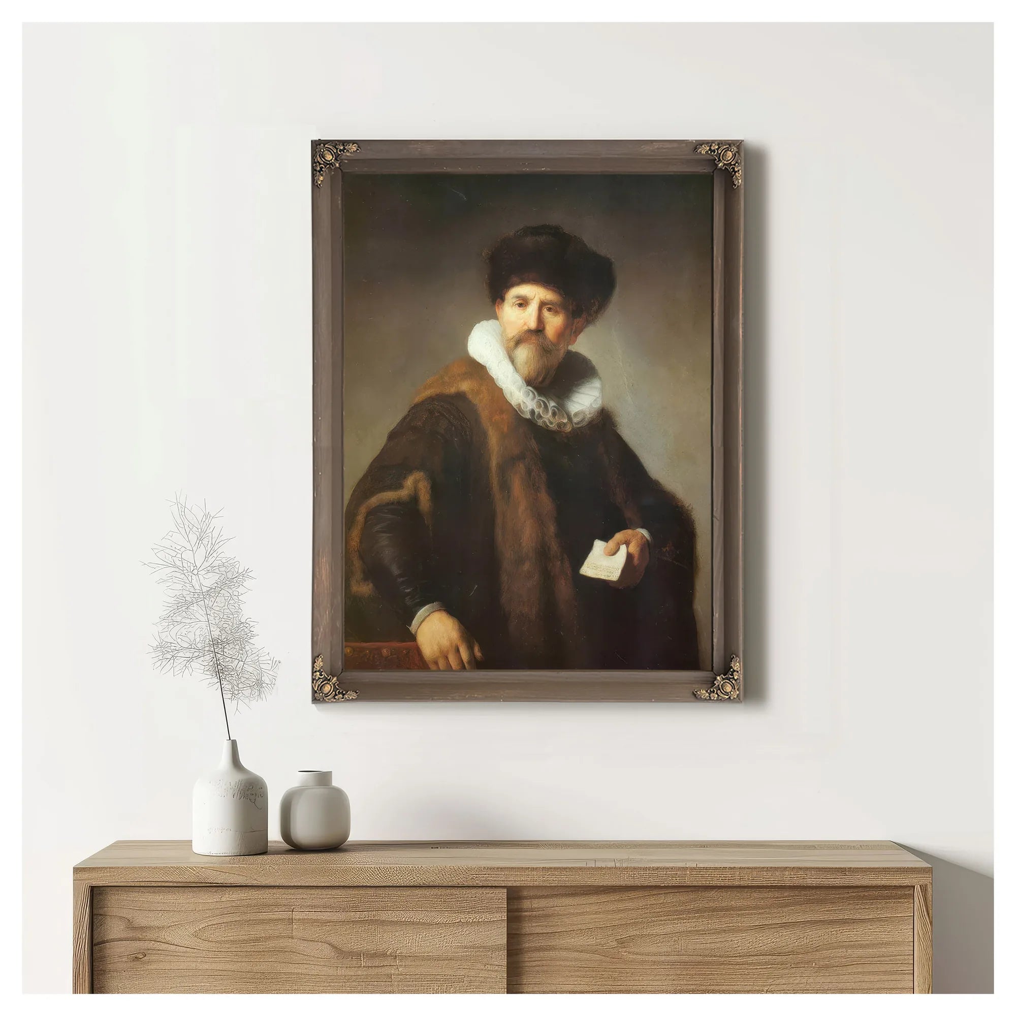 The Amsterdam Merchant Nicolaes Ruts, 1631 By Rembrandt Fine Art Print