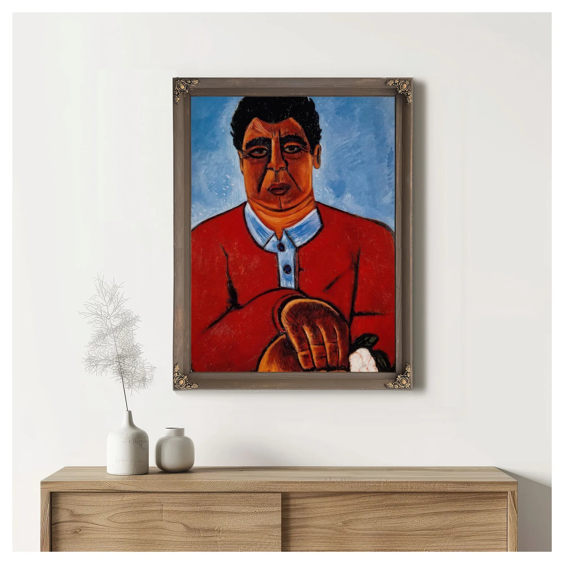 Cleophas Master Of The Gilda Grey By Marsden Hartley Fine Art Print