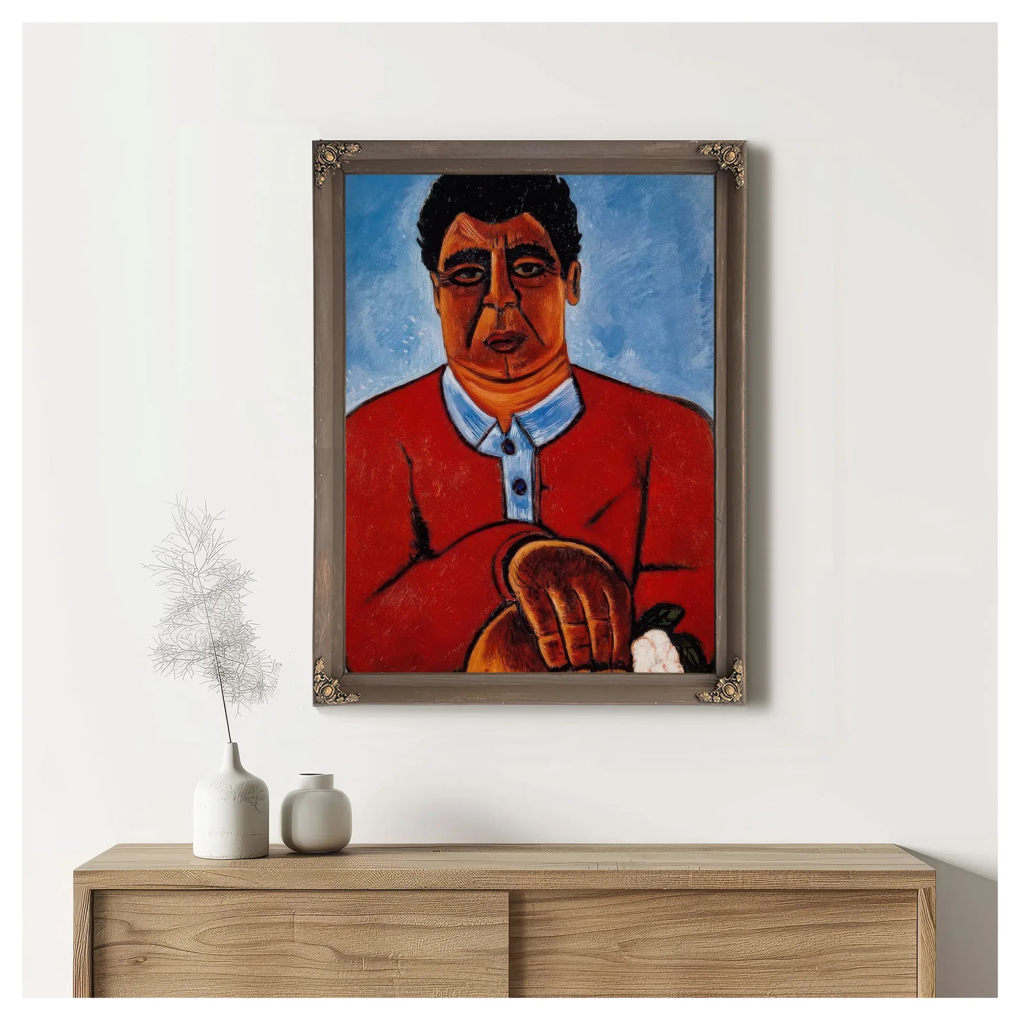 Cleophas Master Of The Gilda Grey By Marsden Hartley Fine Art Print