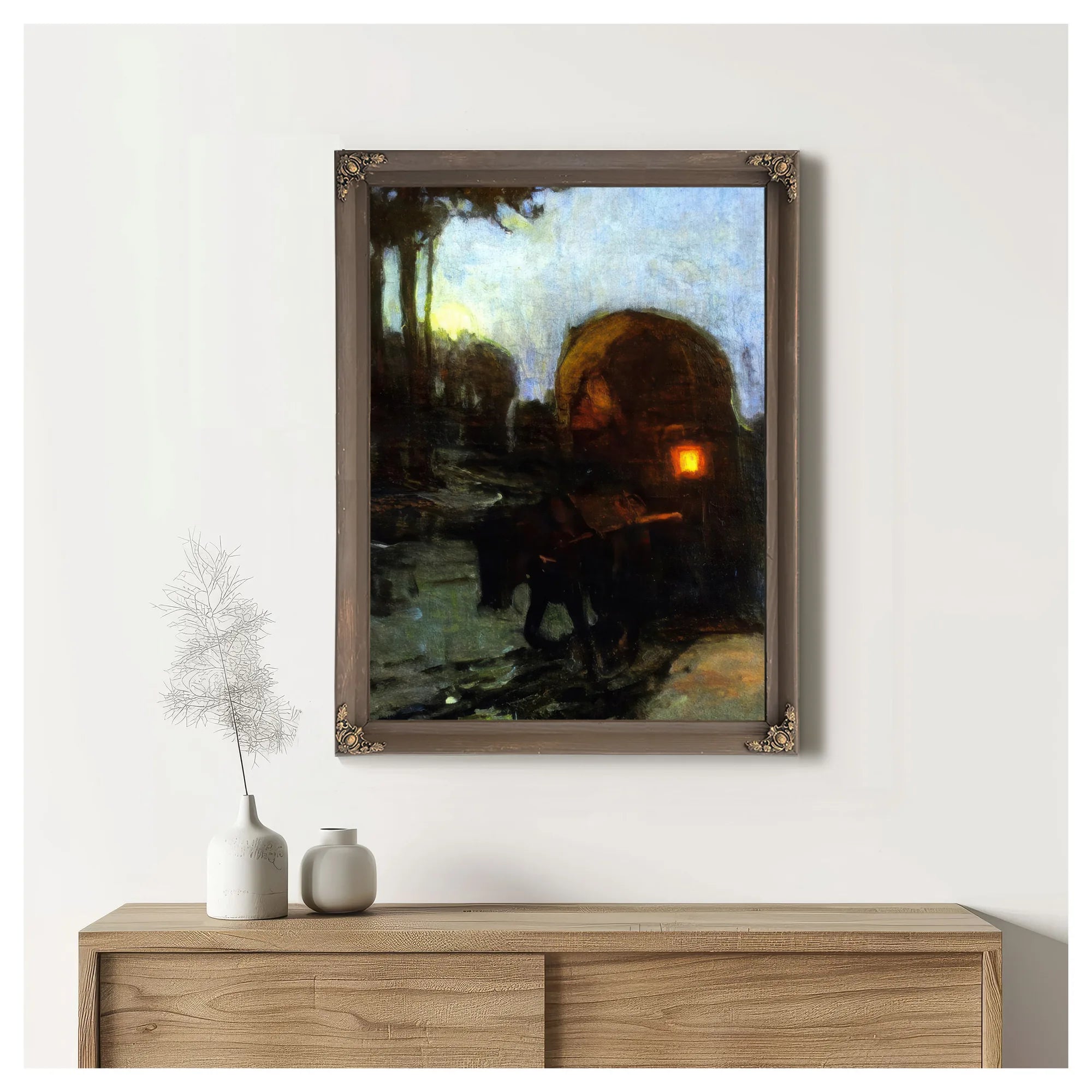 Return At Night From The Market By Henry Ossawa Tanner Fine Art Print