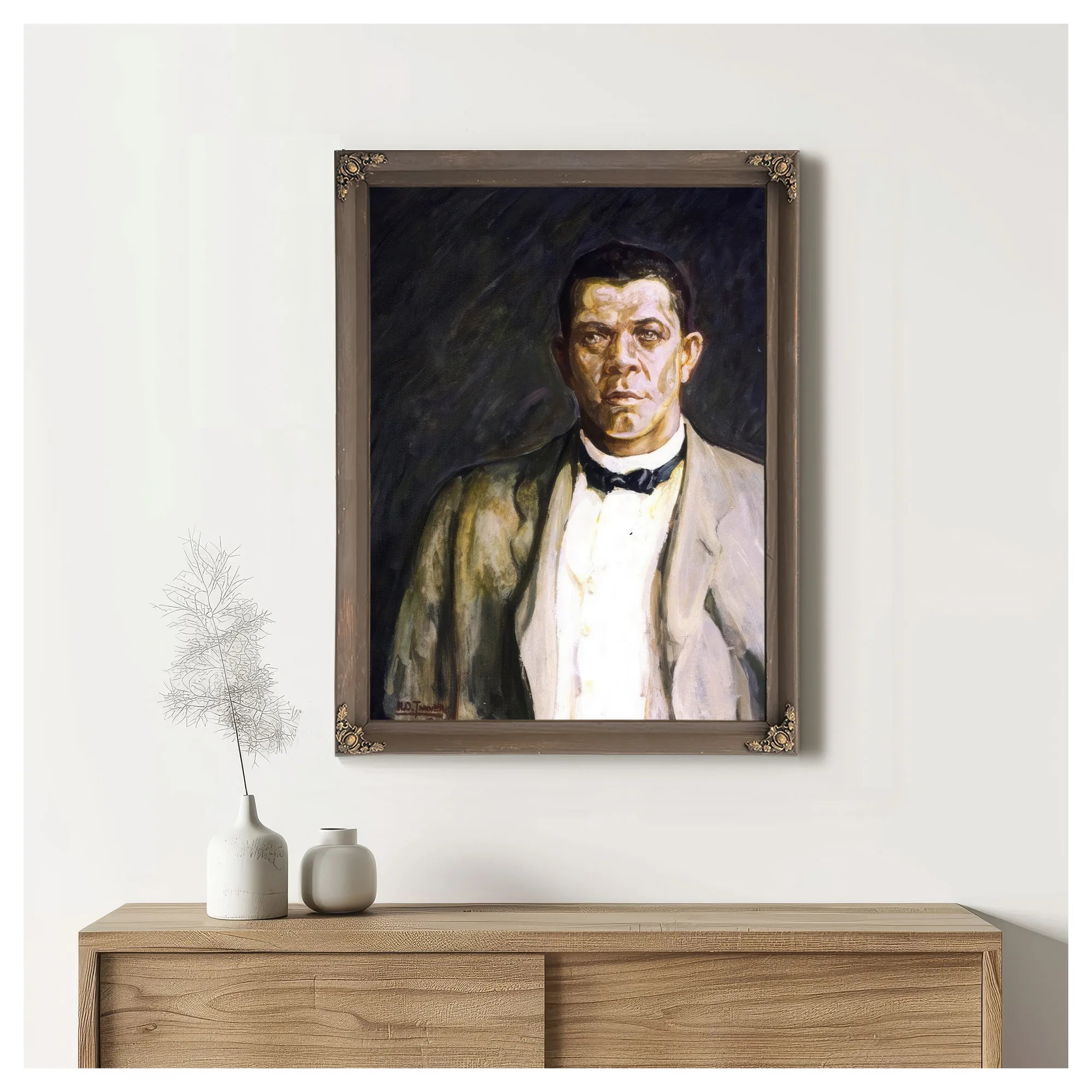 Booker T. Washington By Henry Ossawa Tanner Fine Art Print