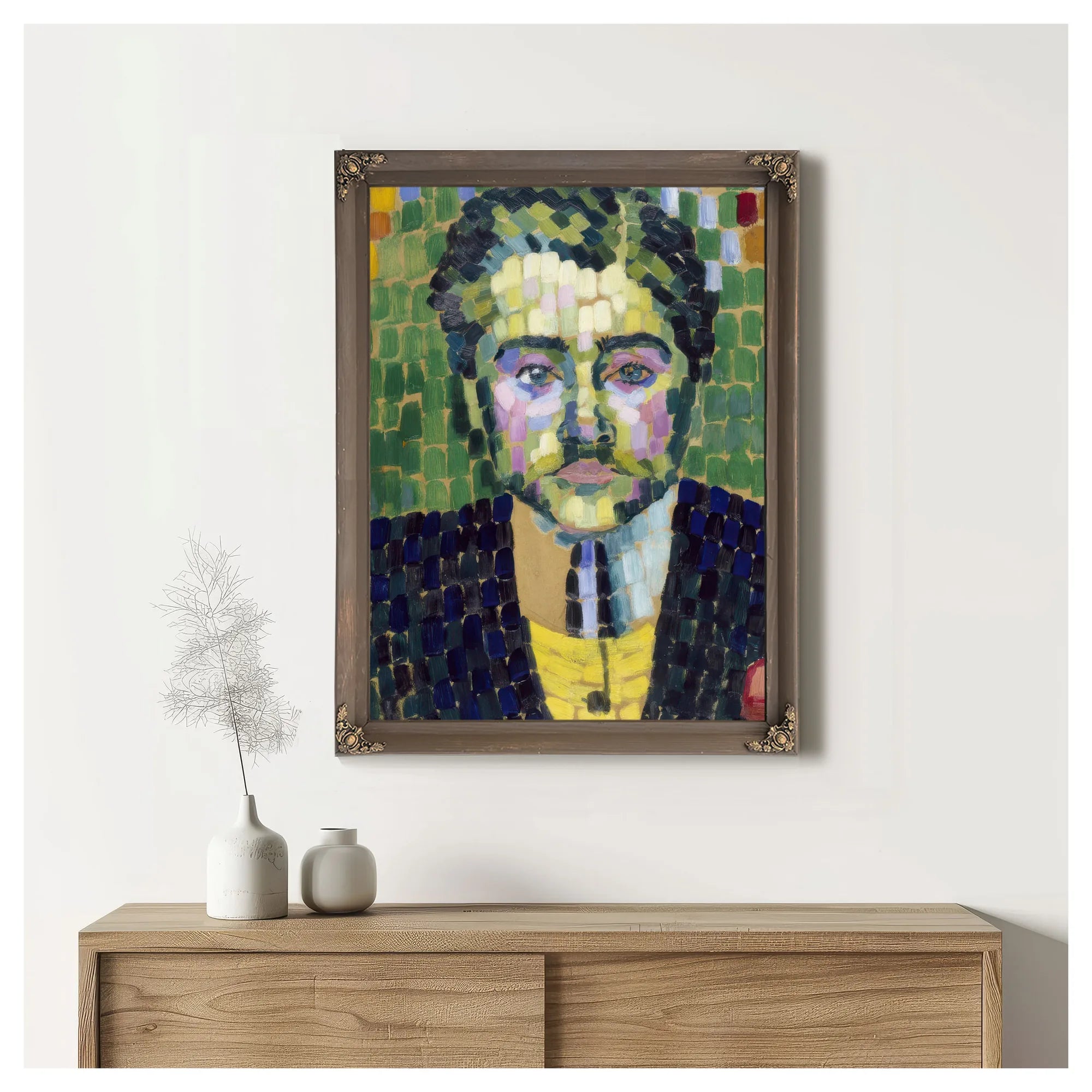 Jean Metzinger By Robert Delaunay Fine Art Print