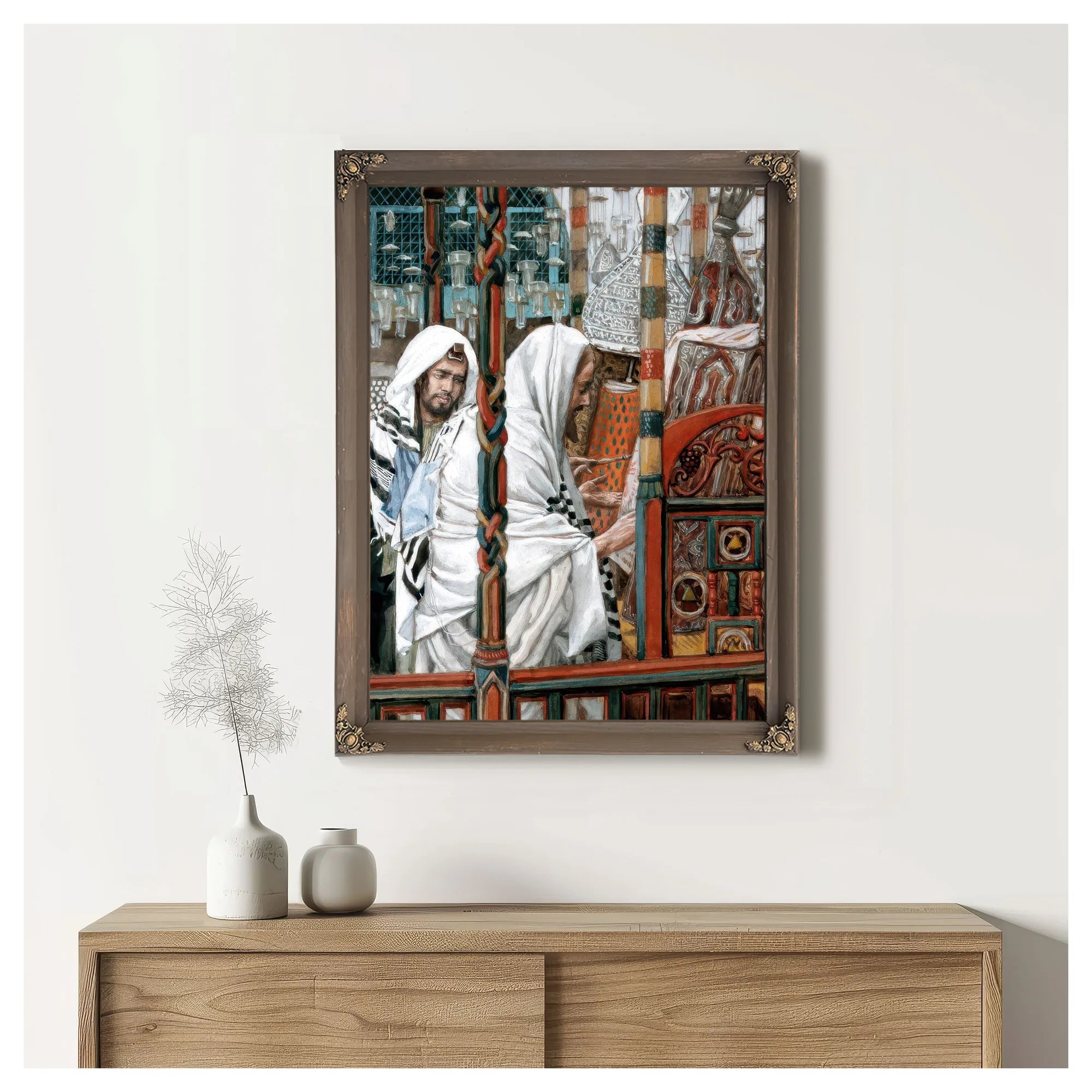 Jesus Teaching In The Synagogue By James Tissot Fine Art Print