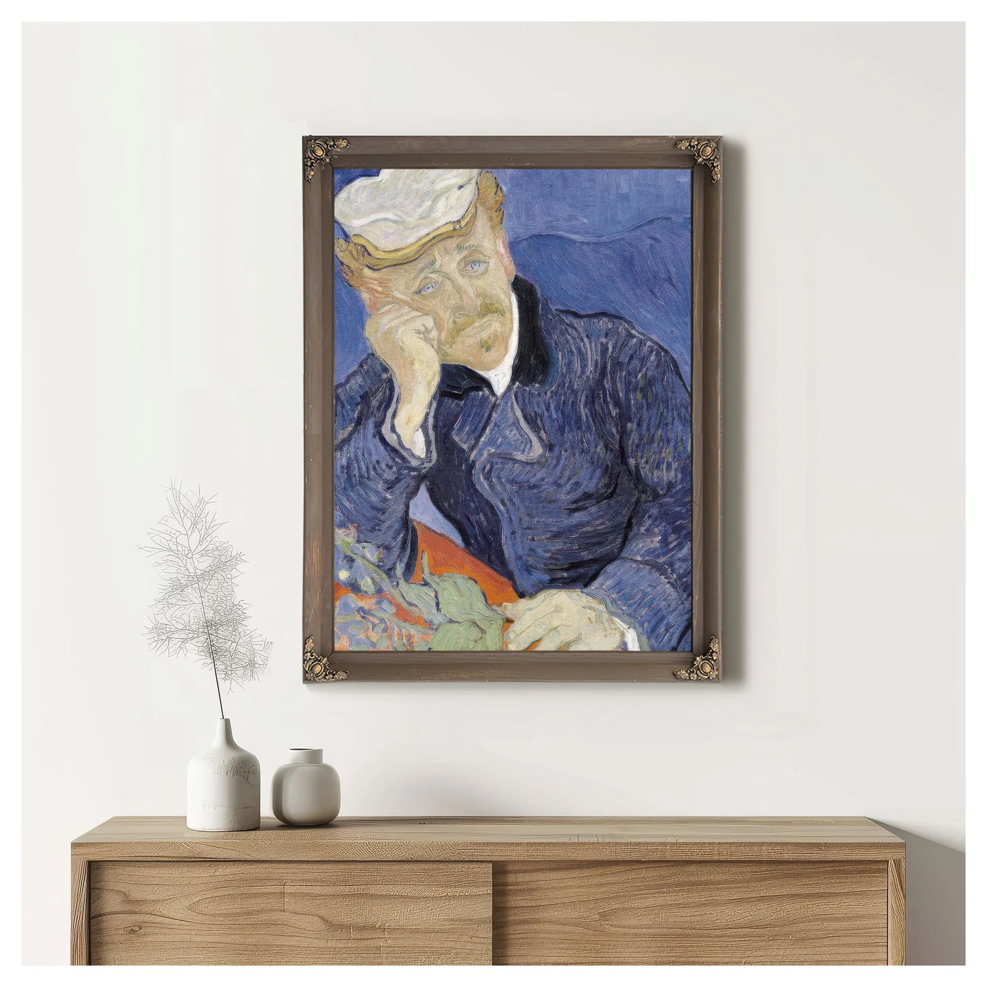 Dr. Paul Gachet By Vincent Van Gogh Fine Art Print