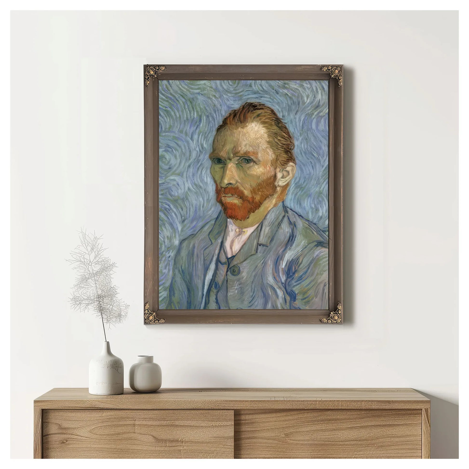 Self Portrait By Vincent Van Gogh By 01 Fine Art Print
