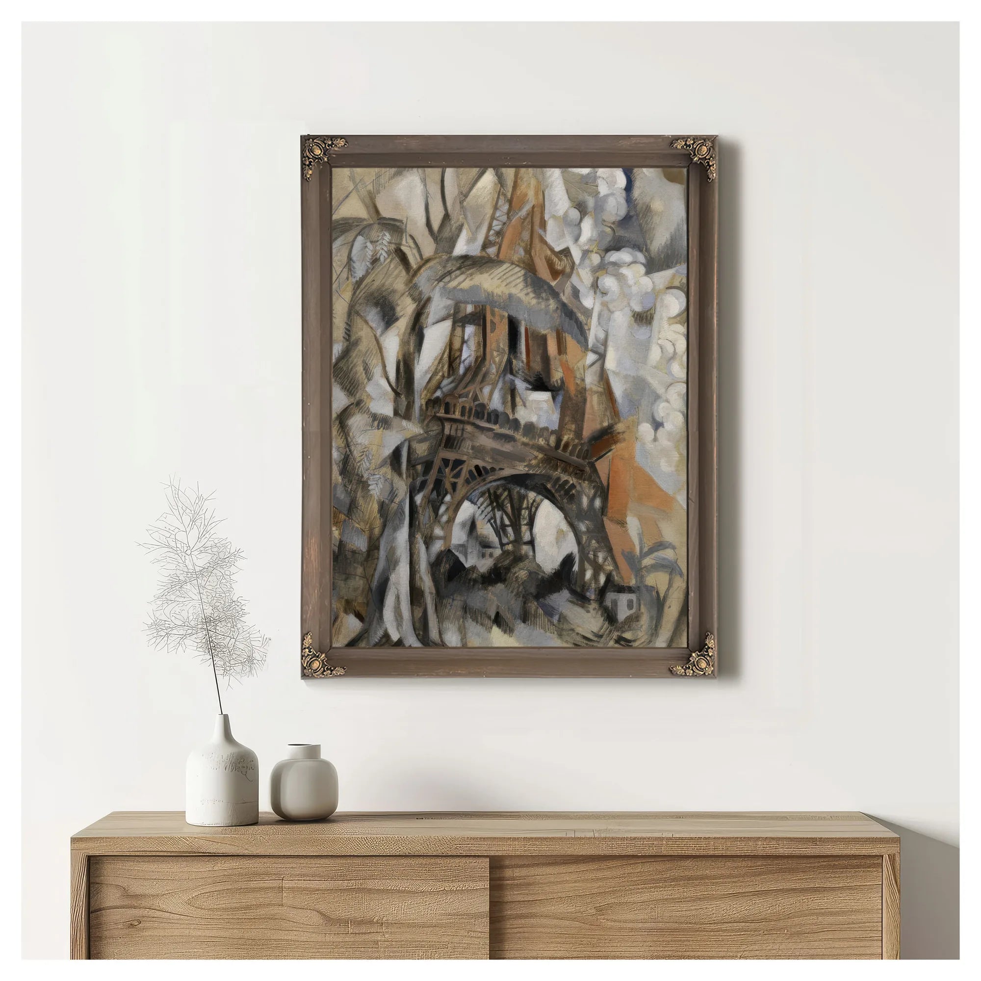 Eiffel Tower With Trees (Tour Eiffel Aux Arbres) By Robert Delaunay Fine Art Print