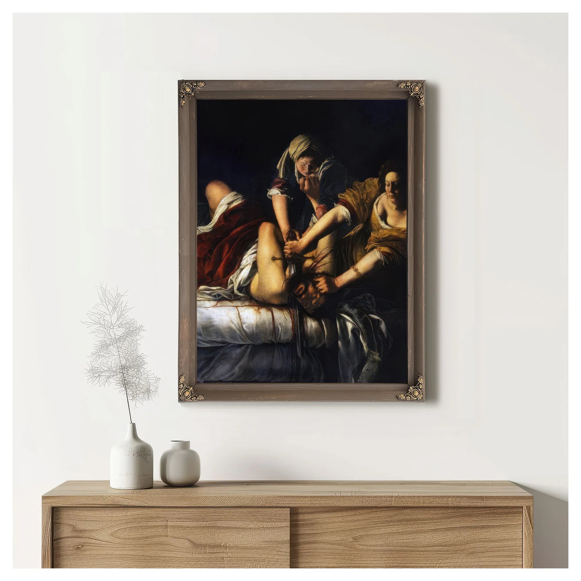 Judith Beheading Holofernes 1620 By Artemisia Gentileschi Fine Art Print
