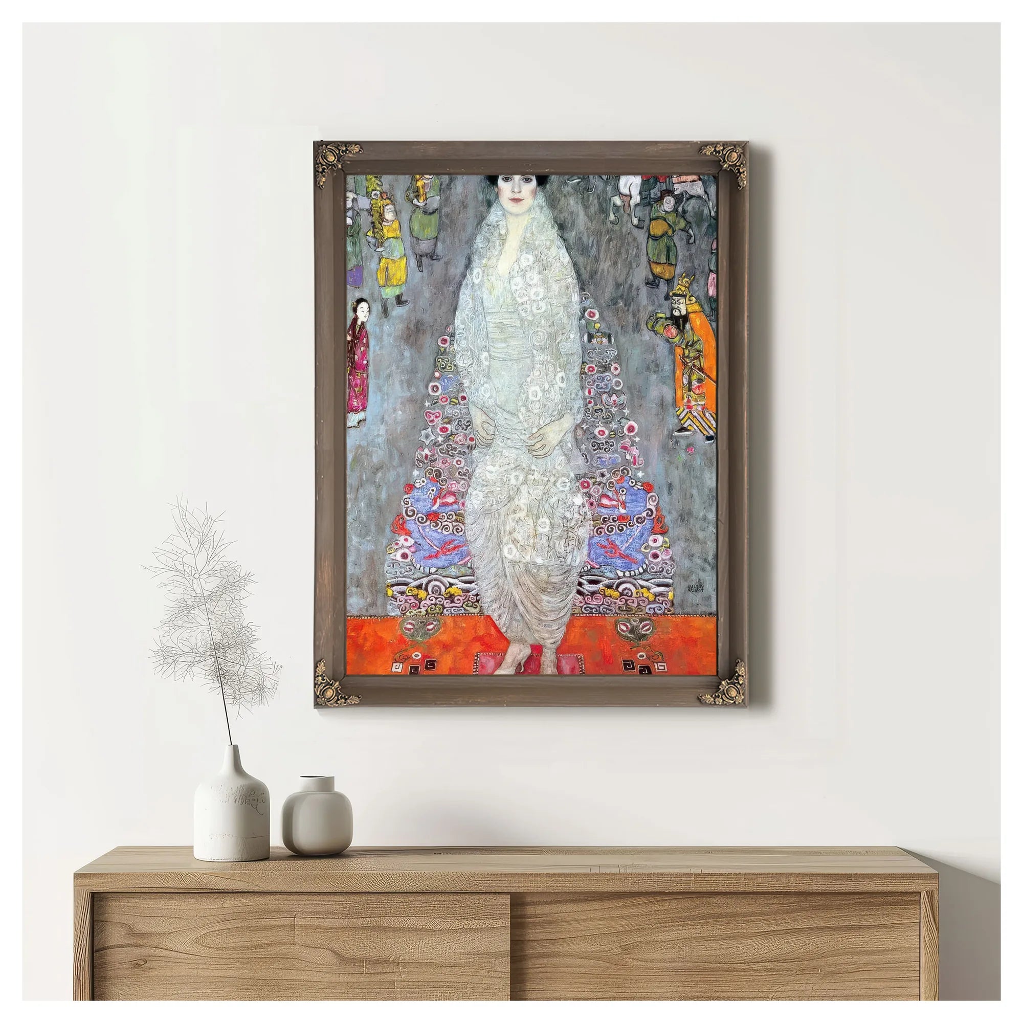 Portrait Of Elisabeth Bachofen Echt By Gustav Klimt Fine Art Print