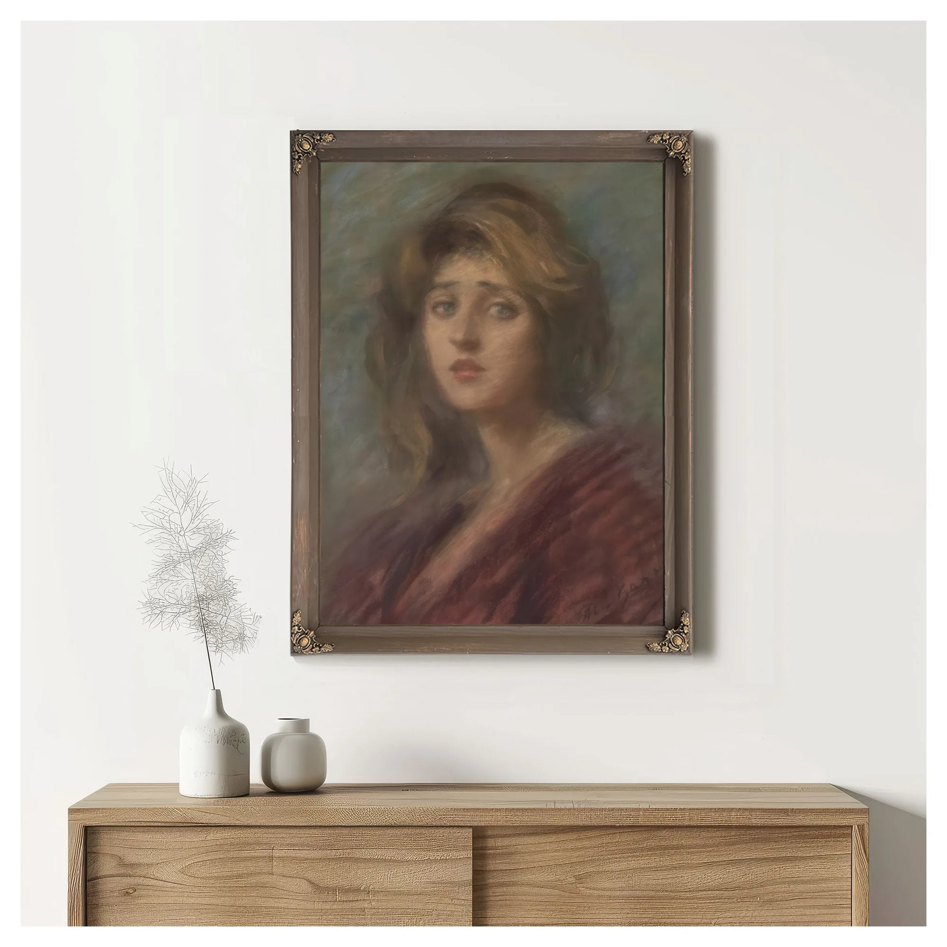 Madame R. 2 By Alice Pike Barney Fine Art Print