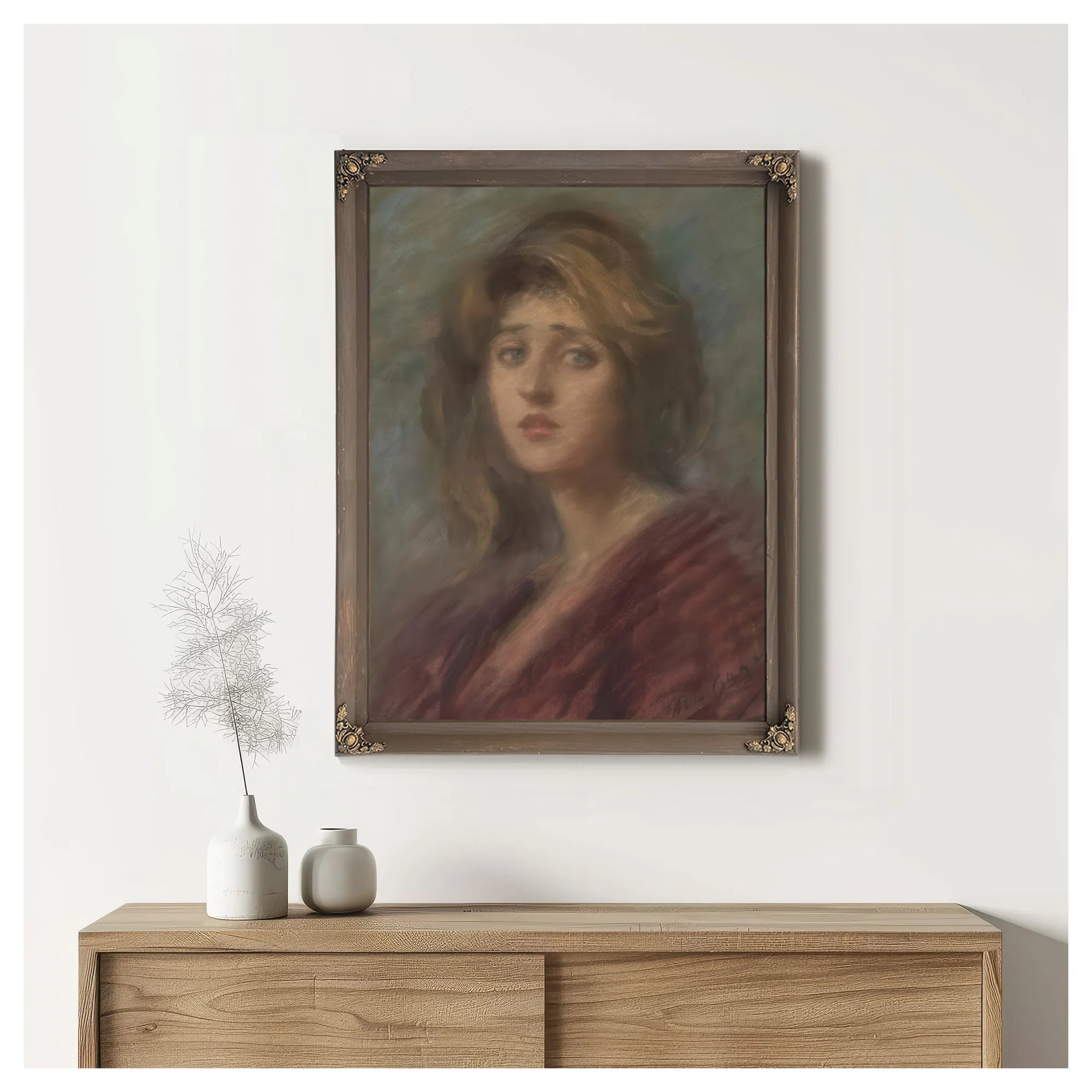 Madame R. 2 By Alice Pike Barney Fine Art Print