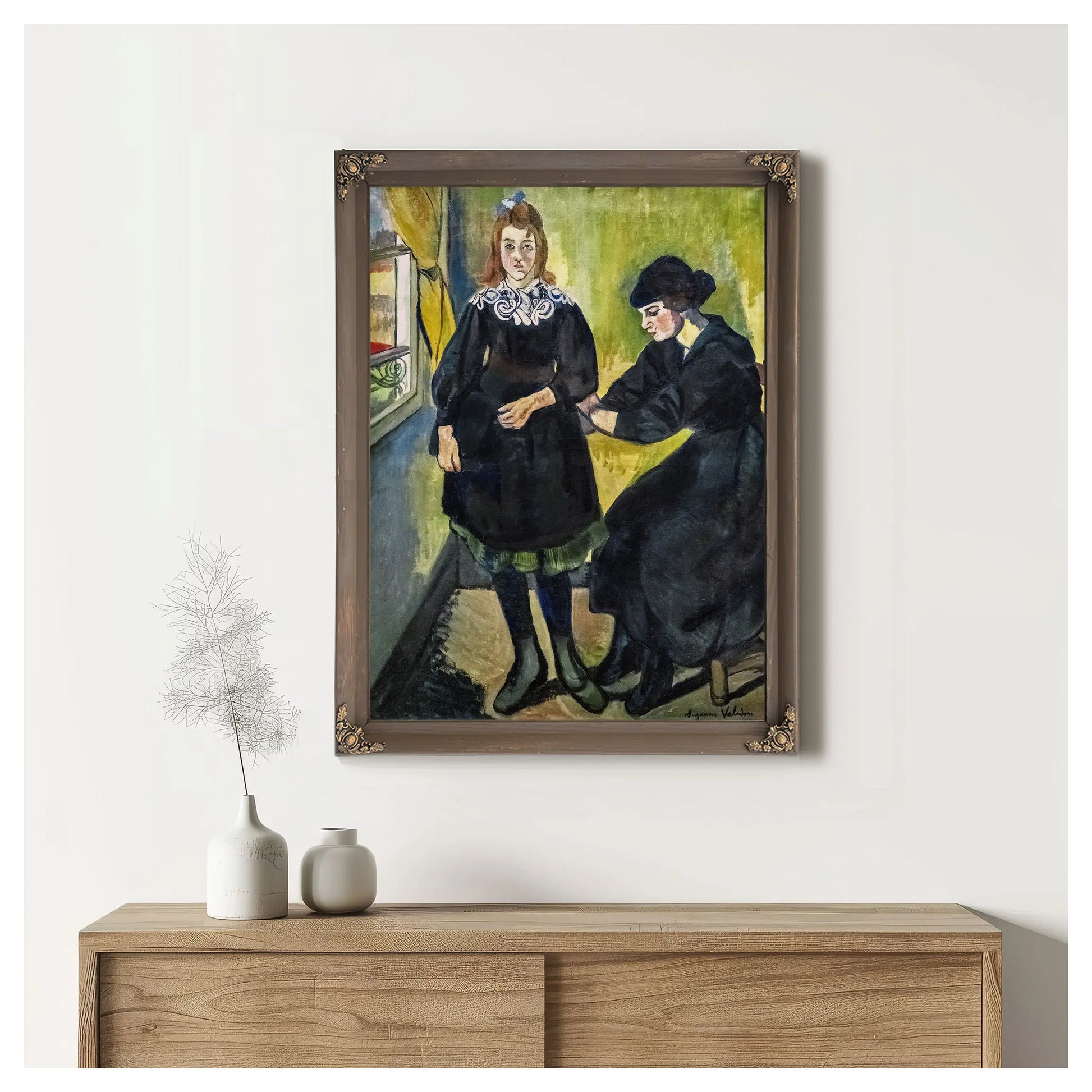 La Couturiere 1914 Centre Pompidou Paris by Suzanne Valadon