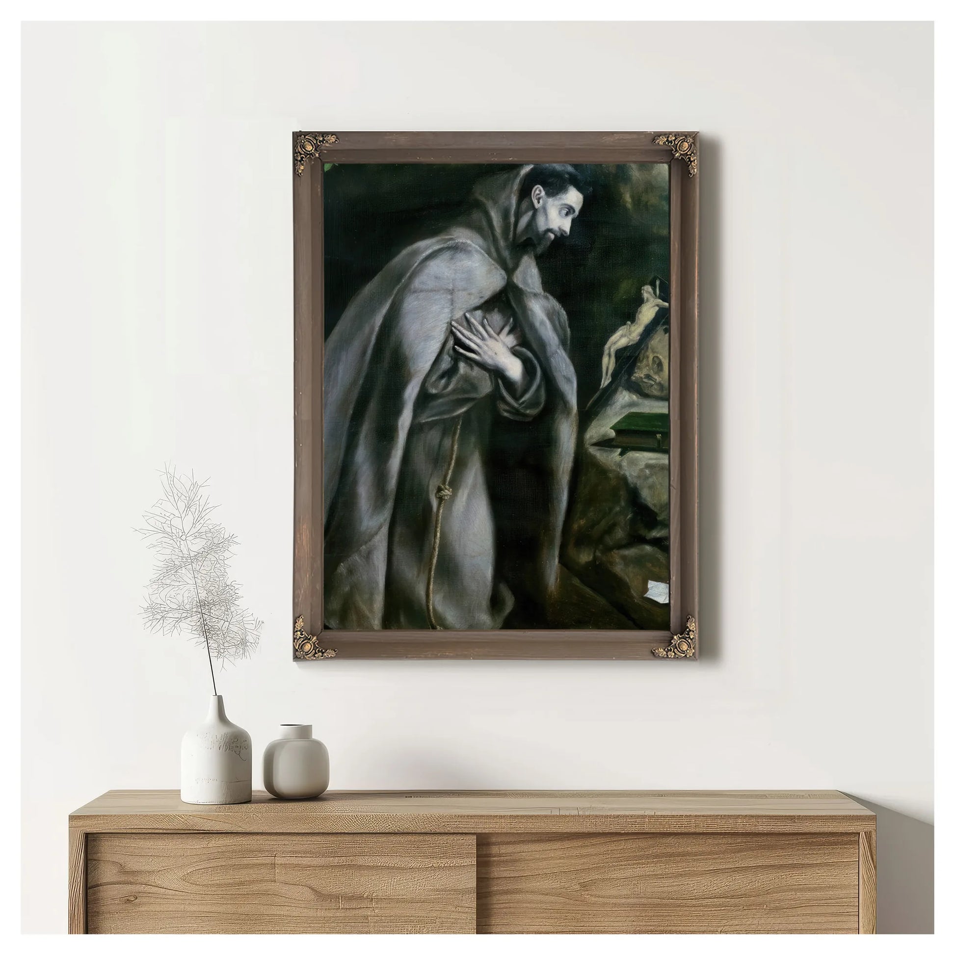 St. Francis Of Assisi By El Greco Fine Art Print