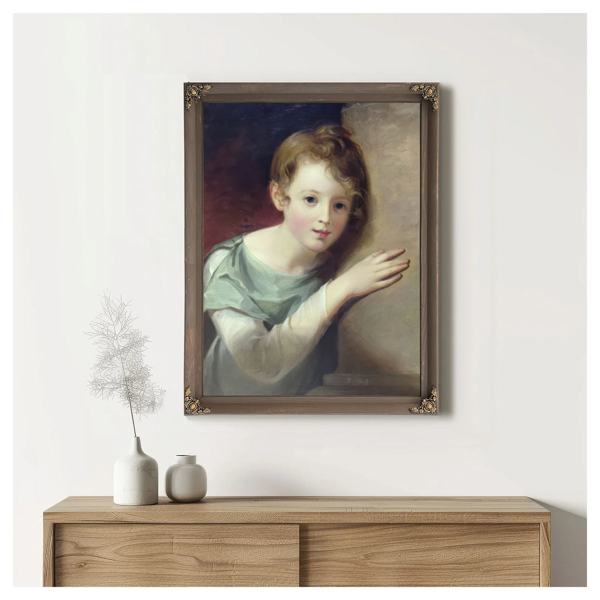 Elizabeth Wignall By Thomas Sully Fine Art Print