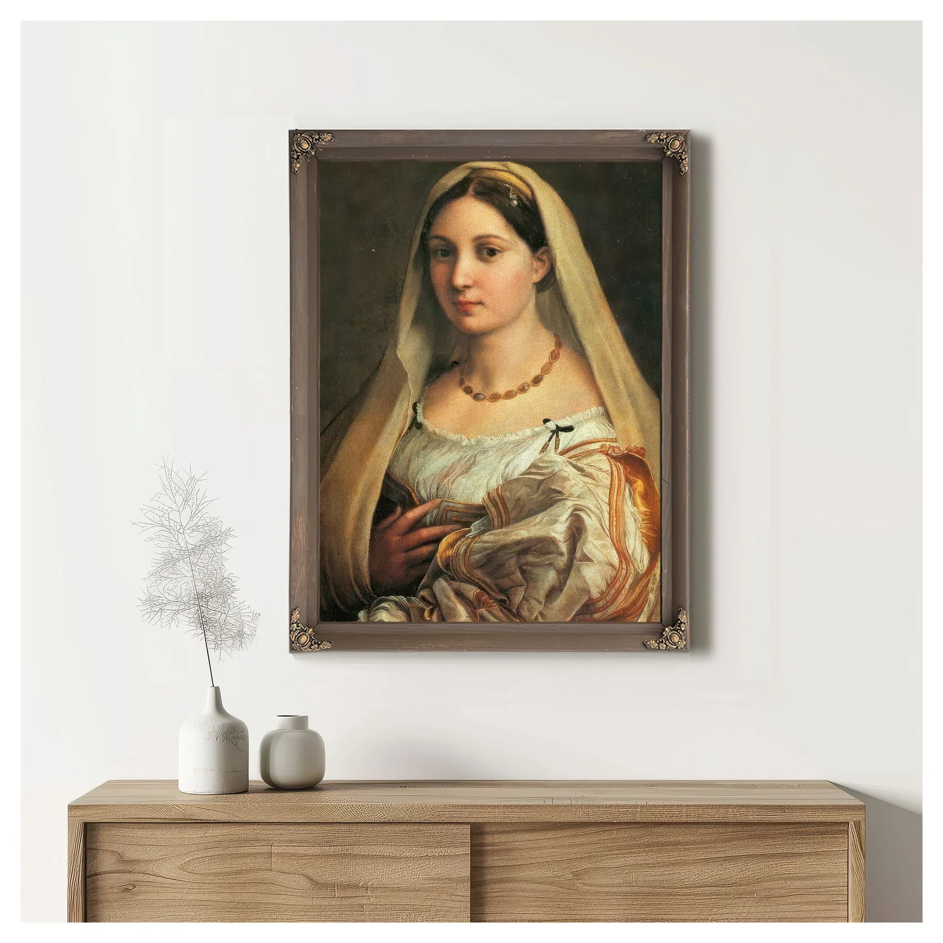 La Donna Velata By Raphael Fine Art Print