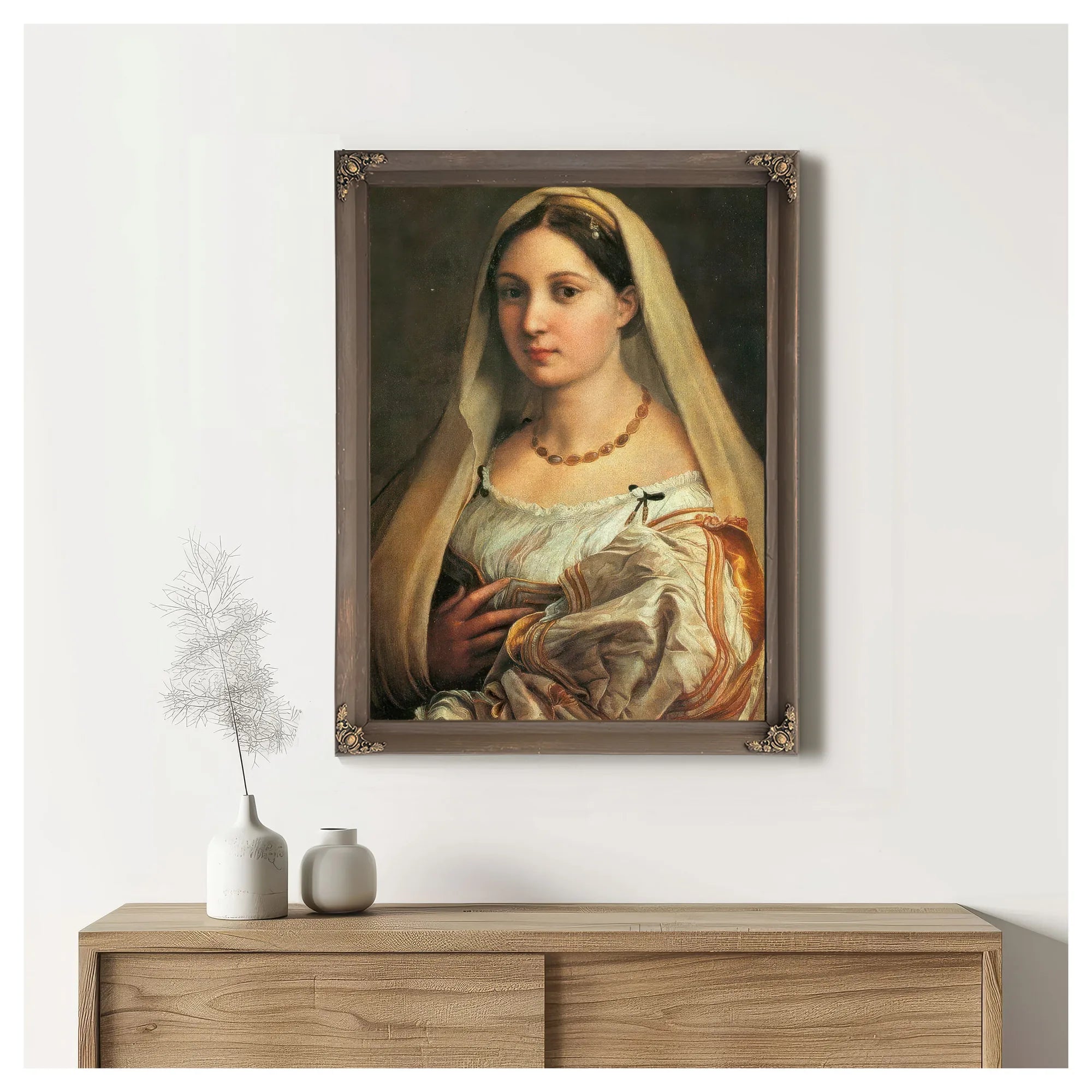 La Donna Velata By Raphael Fine Art Print