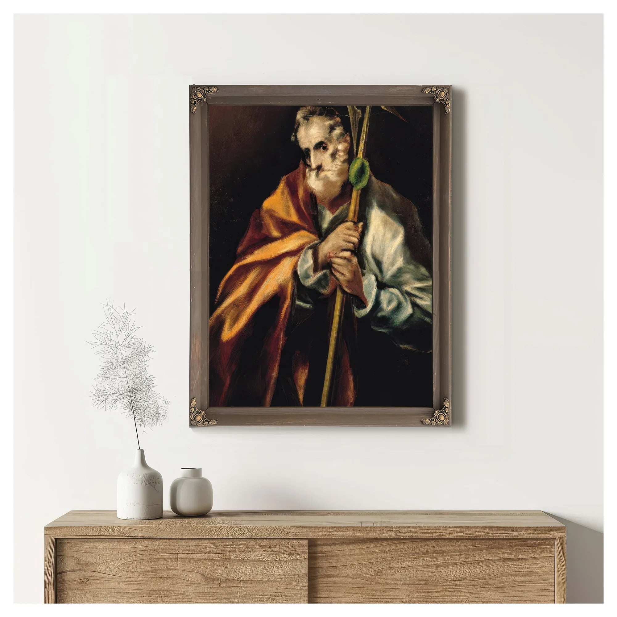 St. Jude Thaddeus By El Greco Fine Art Print